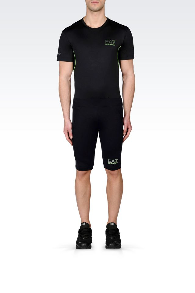 Ea7 Vigor7 Line Shorts In Technical Fabric in Black for ...