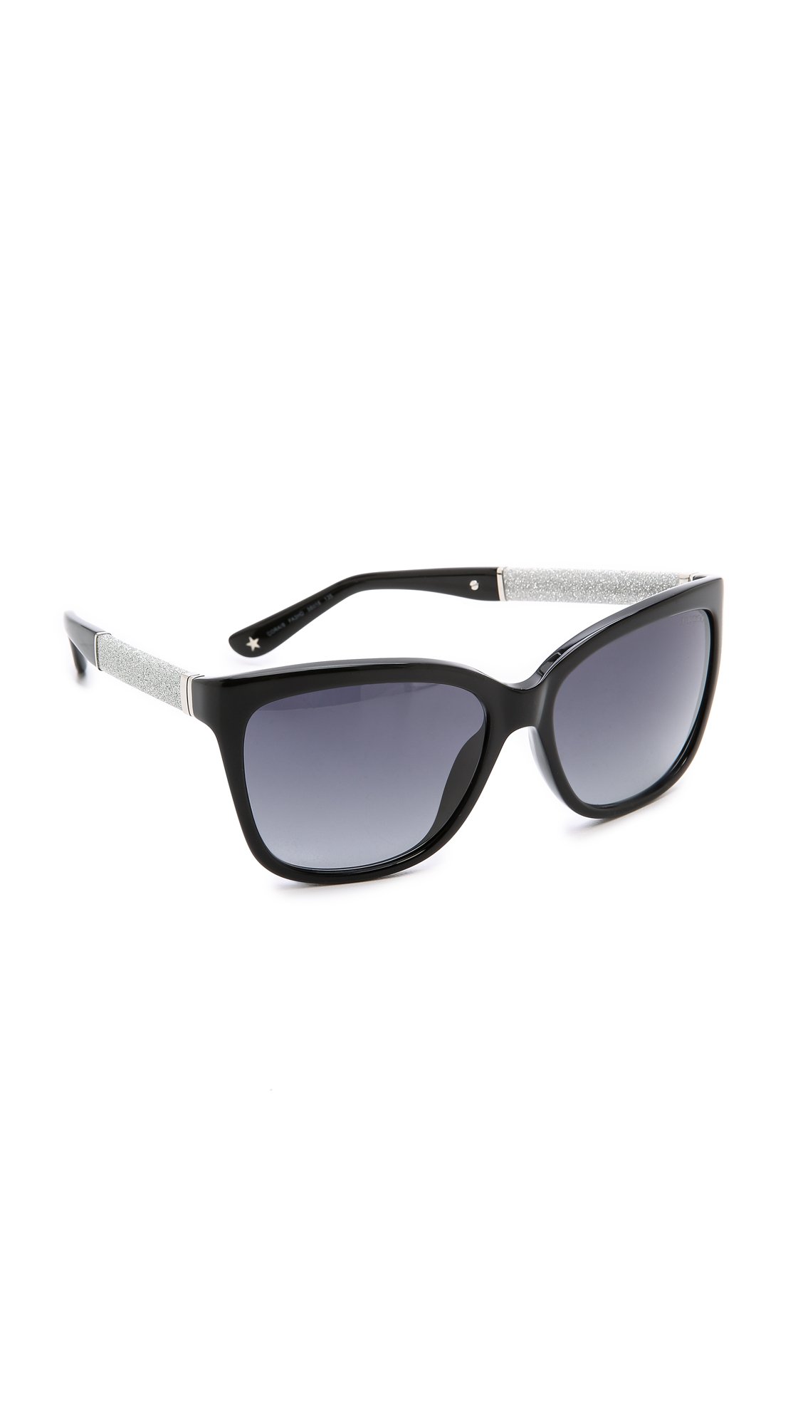 Lyst Jimmy Choo Cora Sunglasses in Black