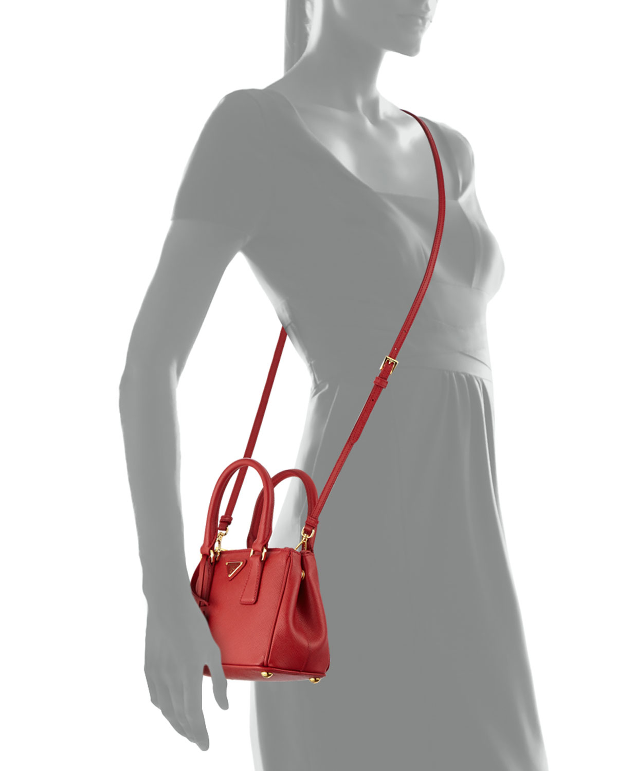 prada handbags beige - Prada Saffiano Extra-mini Executive Crossbody Bag in Black | Lyst