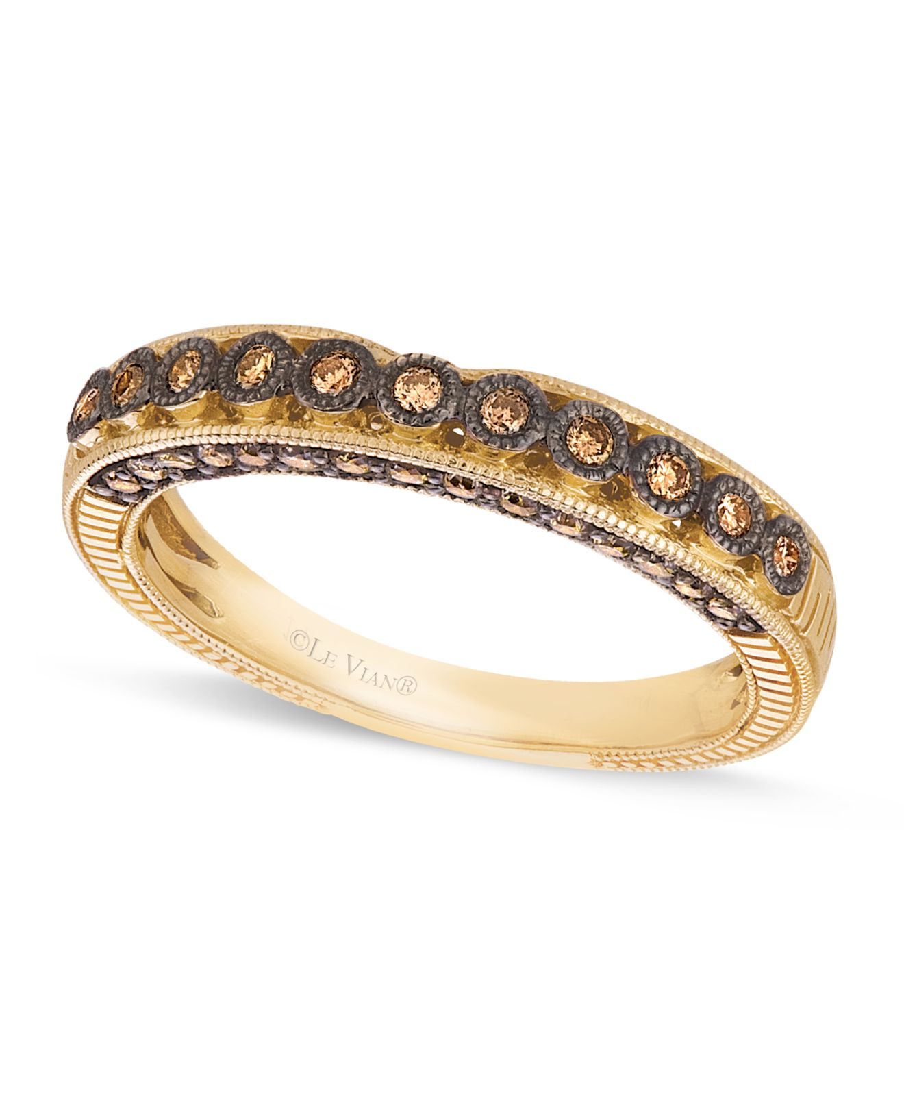 Le Vian Brown Chocolate Diamond Wedding Band 14 C Tw In 14k Gold Product 1 17490386 1 162661556 Normal 