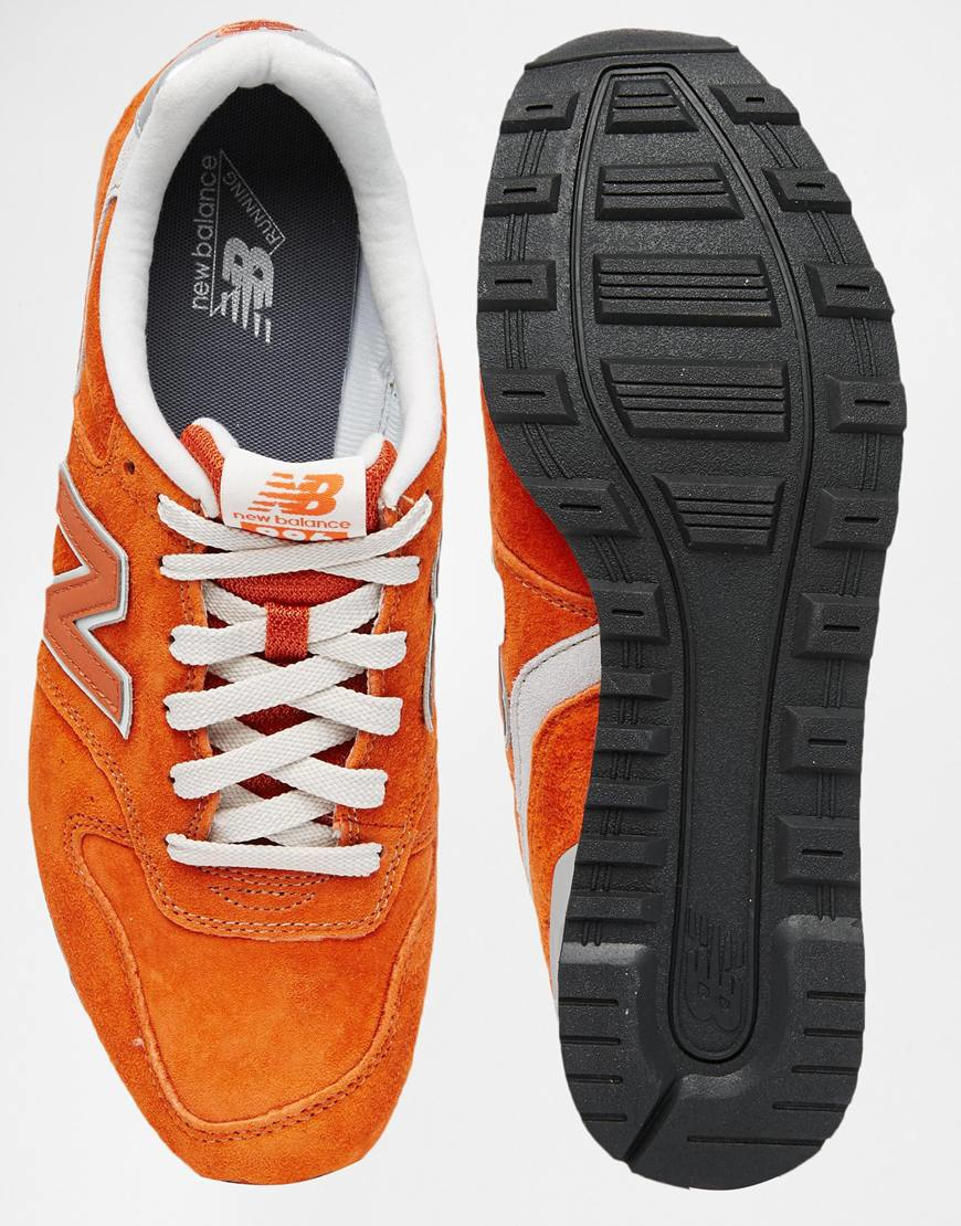new balance 996 orange suede