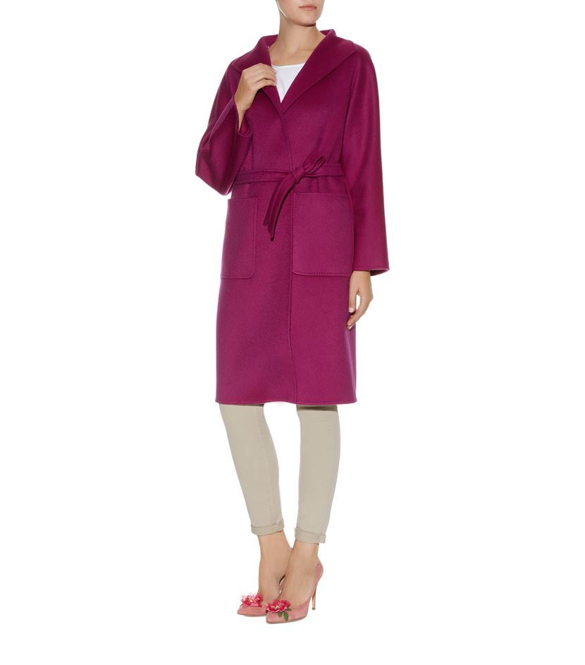 Max Mara Lilia Cashmere Coat In Purple Lyst