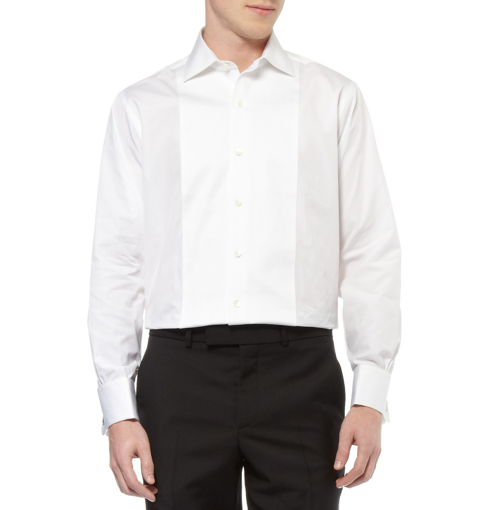 men's tux shirt