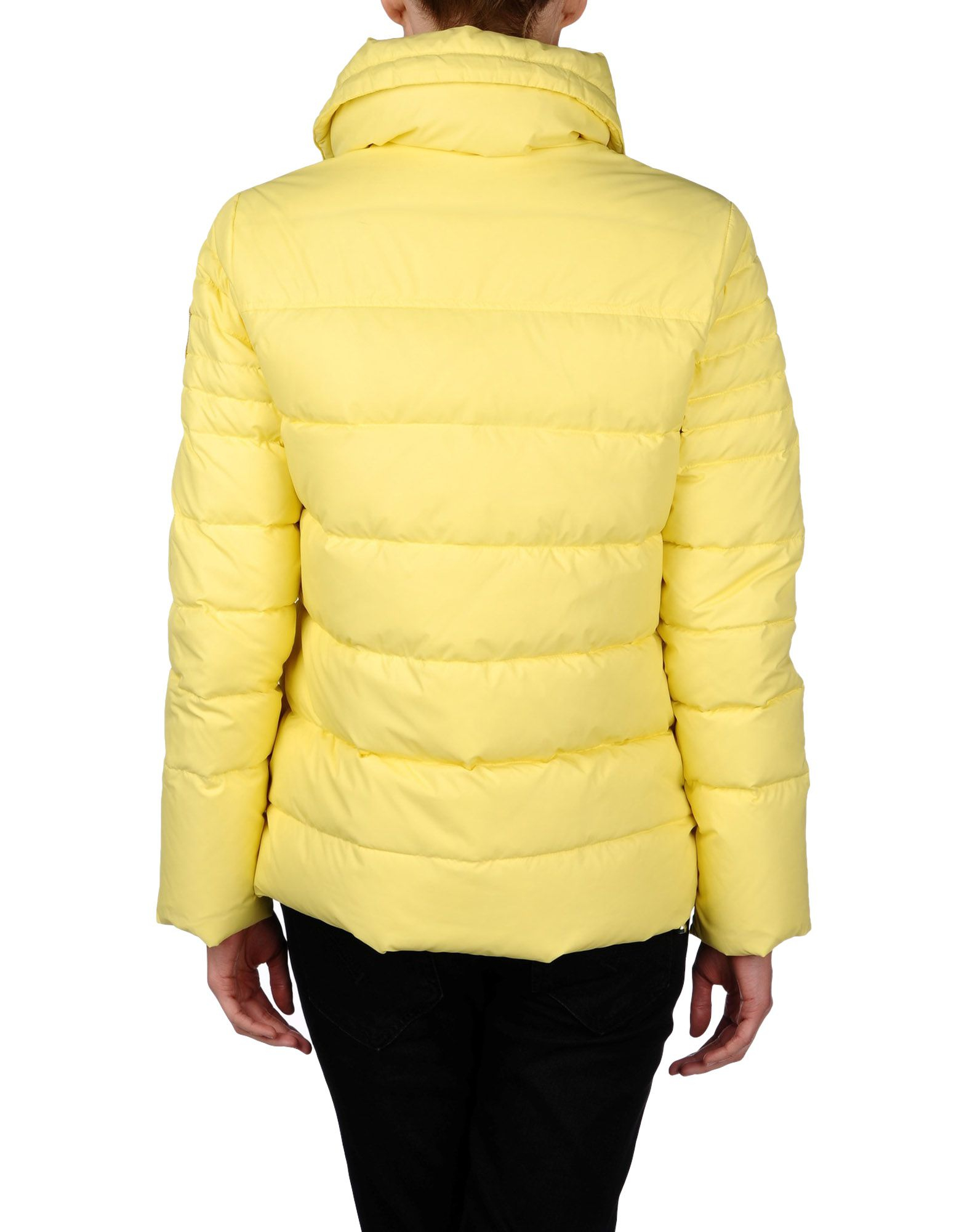yellow down jacket womens