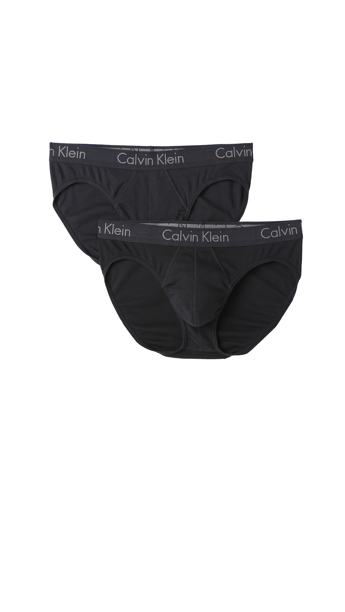 Calvin klein Ck Body 2 Pack Hip Briefs in Black for Men - Save 22% | Lyst
