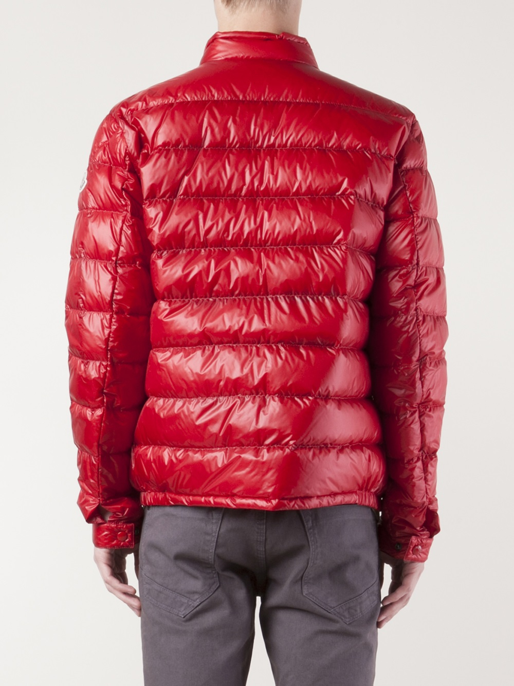 Moncler Puffer Jacket in Red for Men | Lyst