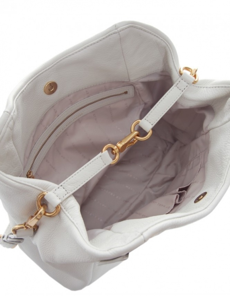 marc jacobs women's the mini shoulder bag cloud white