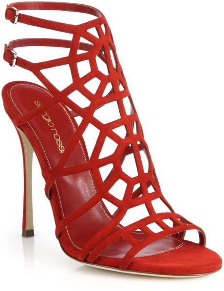 sergio rossi red shoes