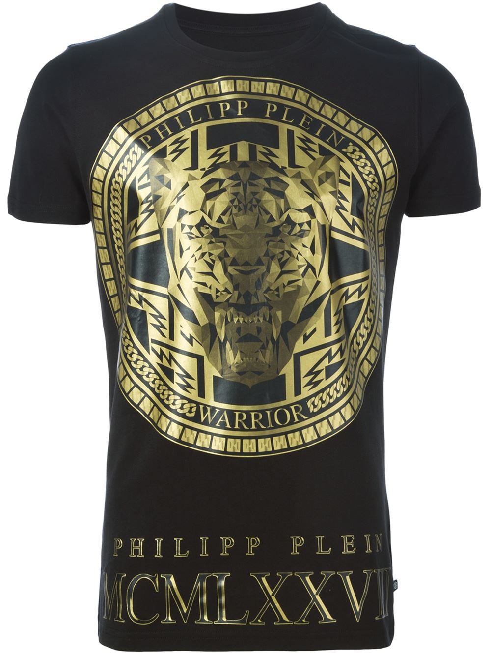 Philipp plein 'medallion' T-shirt in Metallic for Men | Lyst
