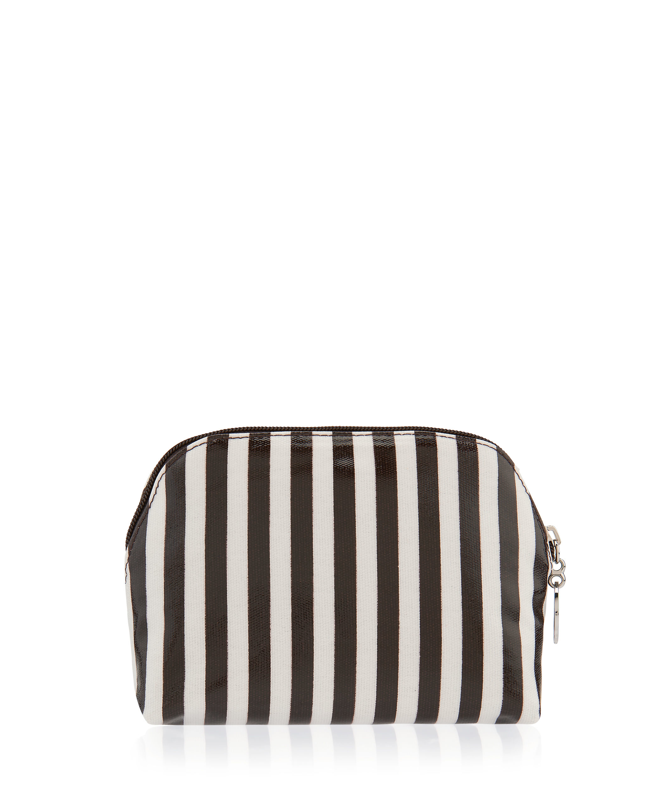Lyst - Henri Bendel New Brown & White Dome T Gusset Cosmetic Bag in White