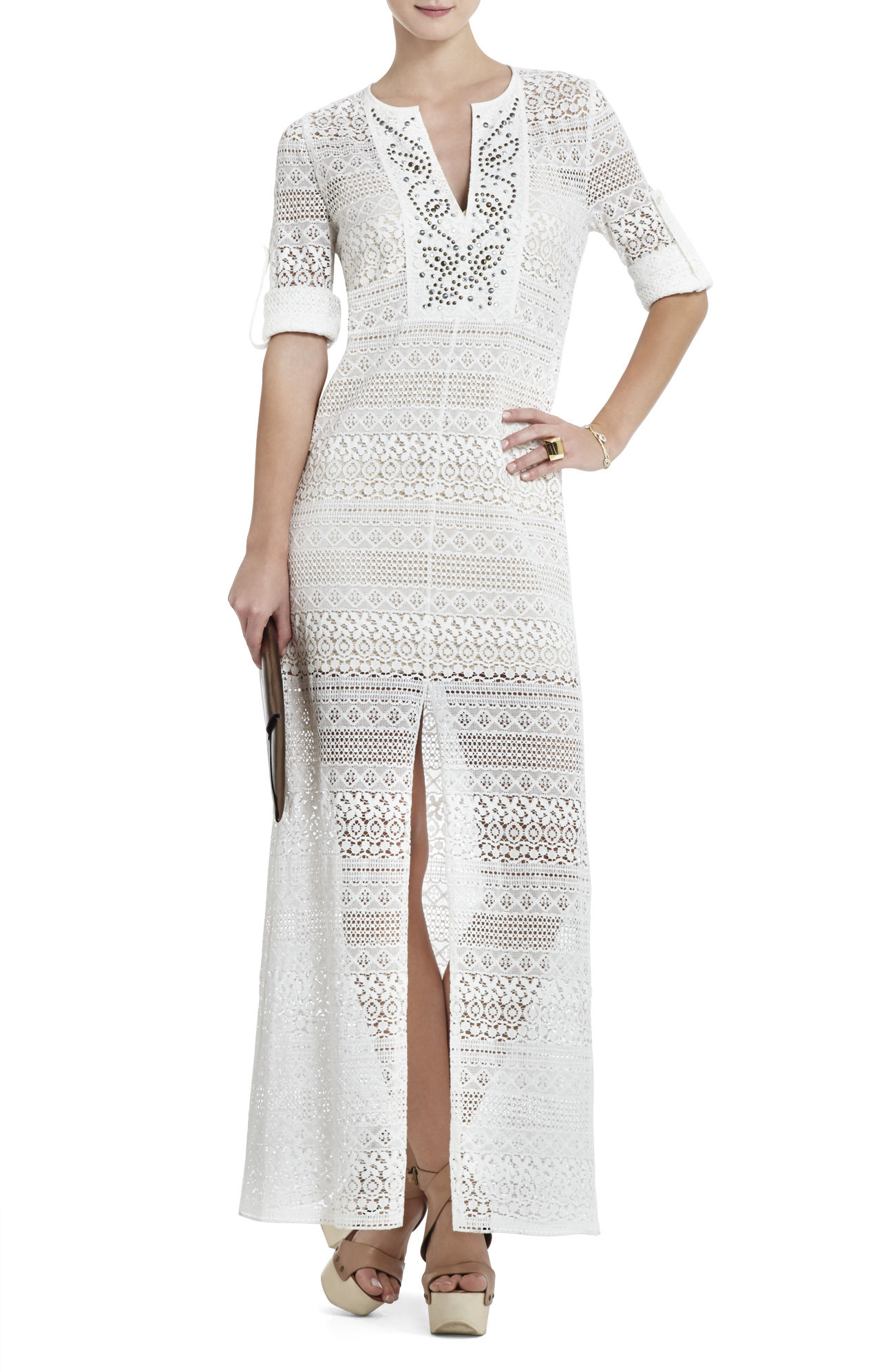 lace caftan gown