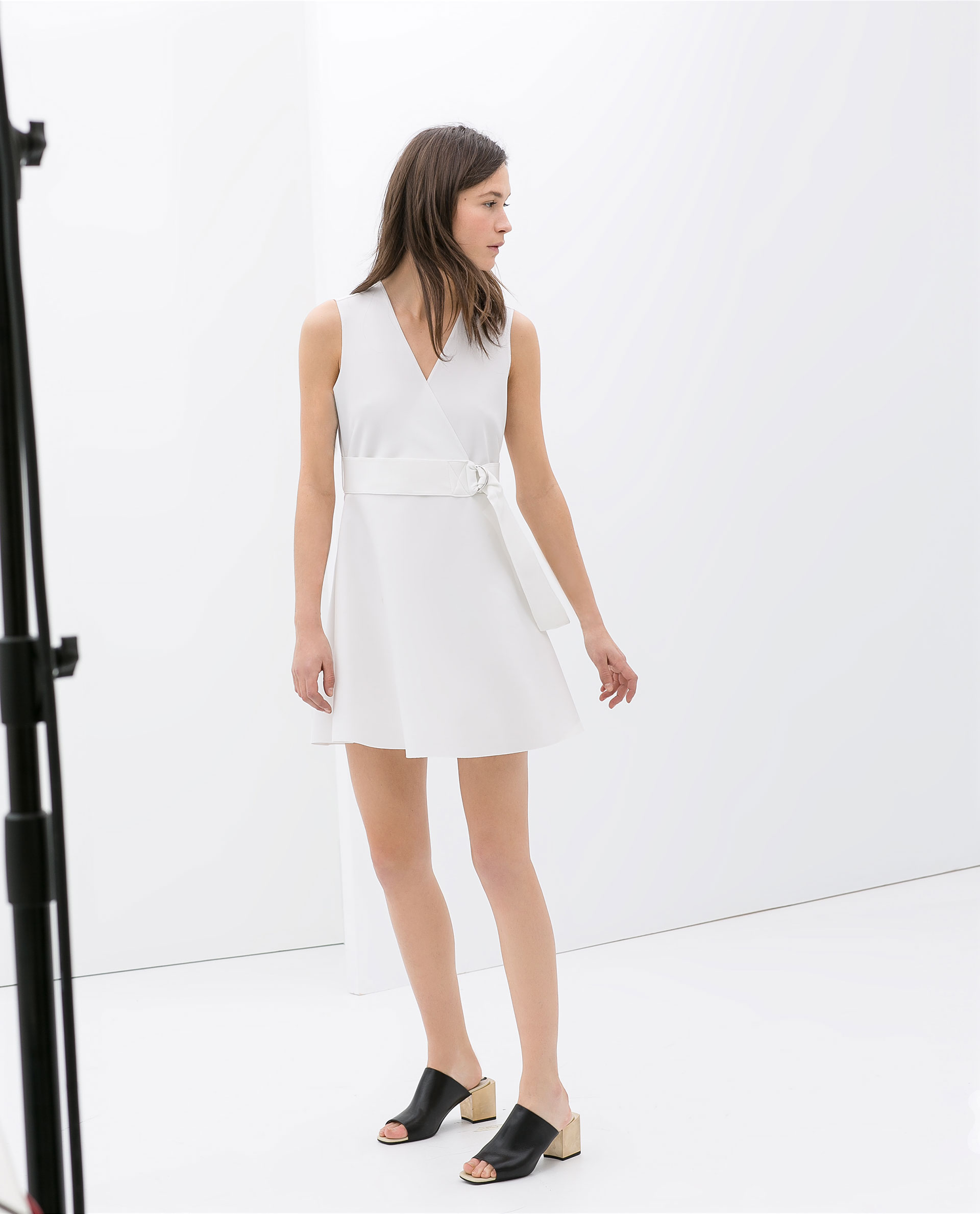 white outfit zara