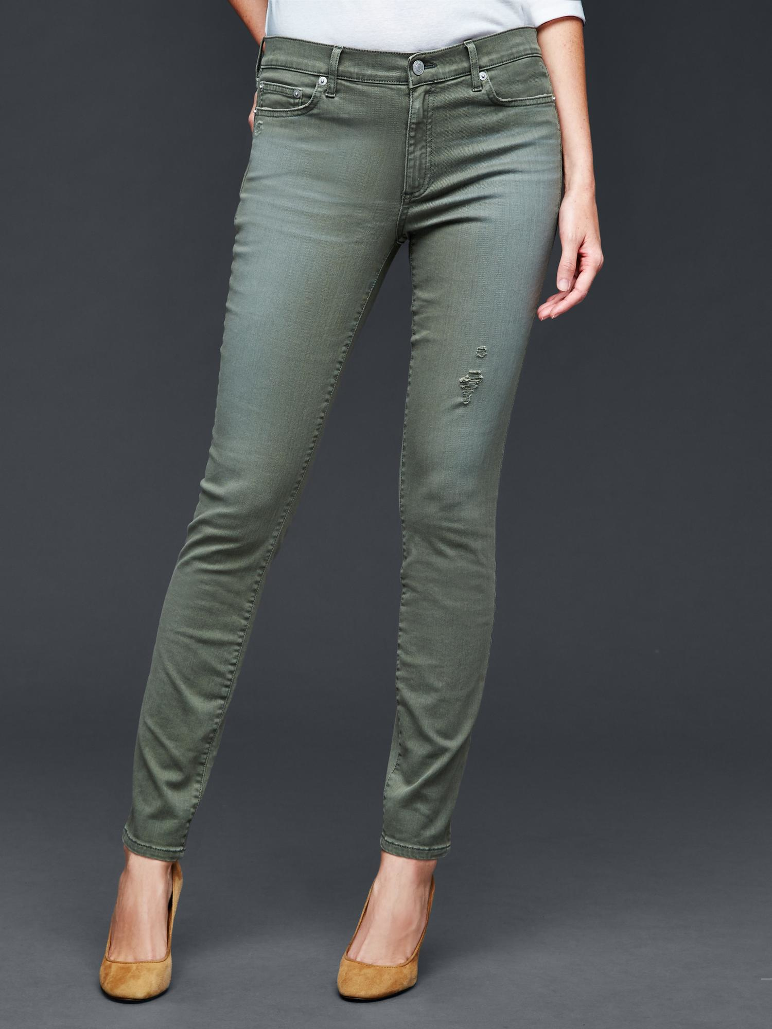 gap 1969 true skinny super high rise