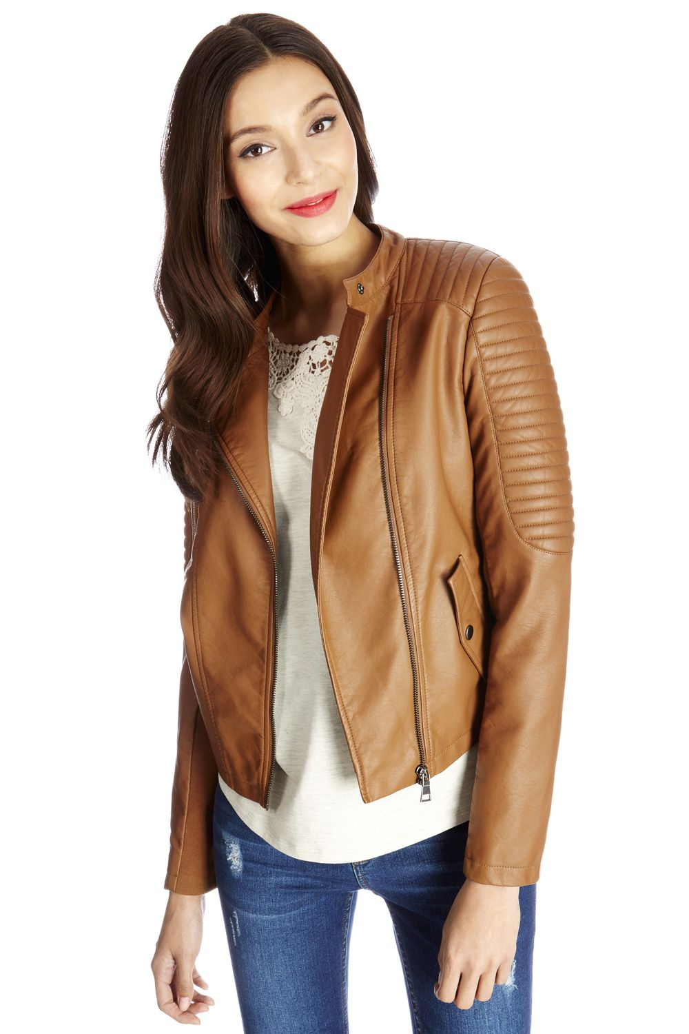 Womens Faux Leather Collarless Jacket Cairoamani Com Womens Faux Leather Collarless Jacket Cairoamani Com