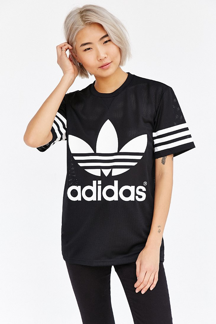 Lyst - adidas Originals Originals Mesh Unisex Tee in Black