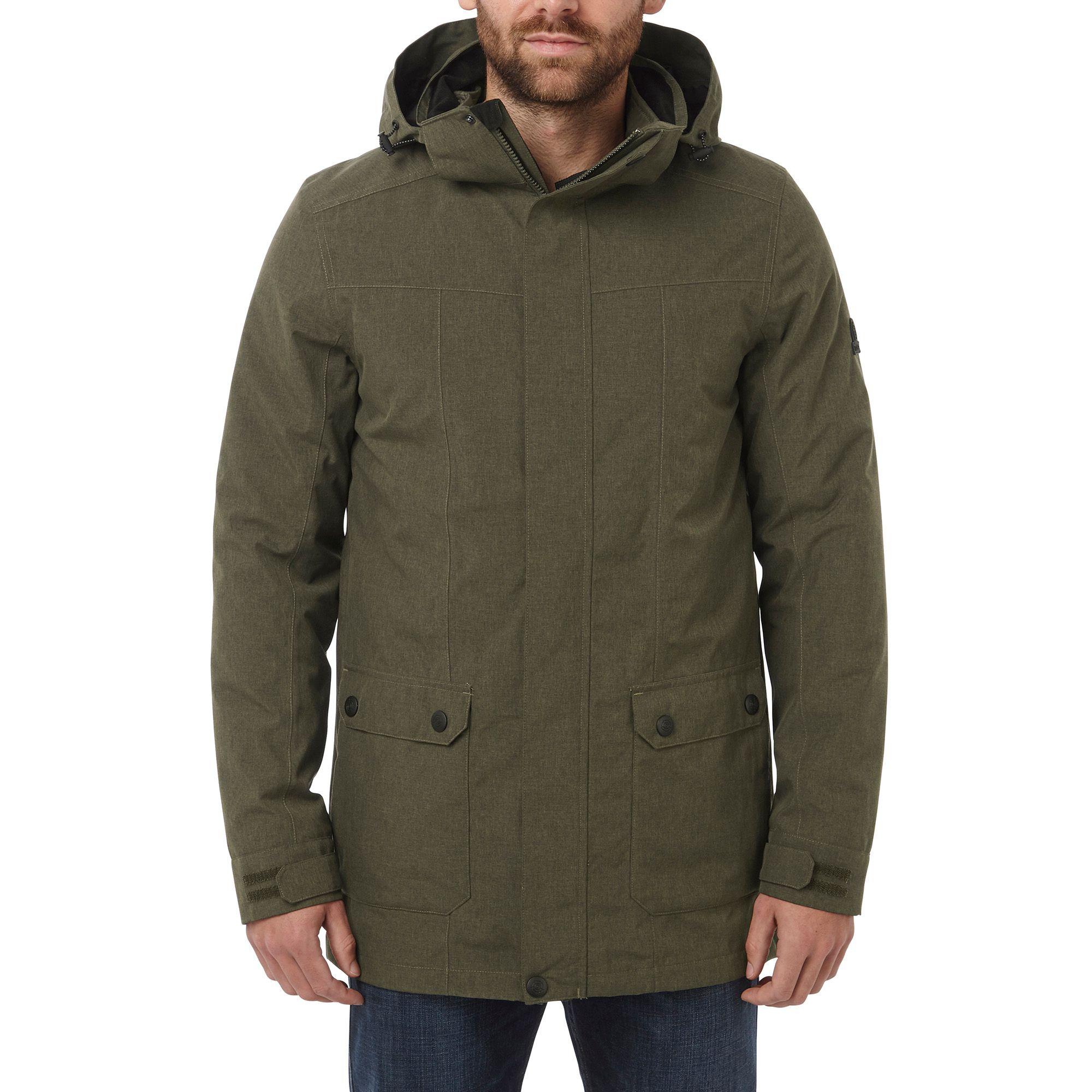 Tog 24 Dark Khaki Marl Arkle Milatex 3 In1 Jacket in Green for Men