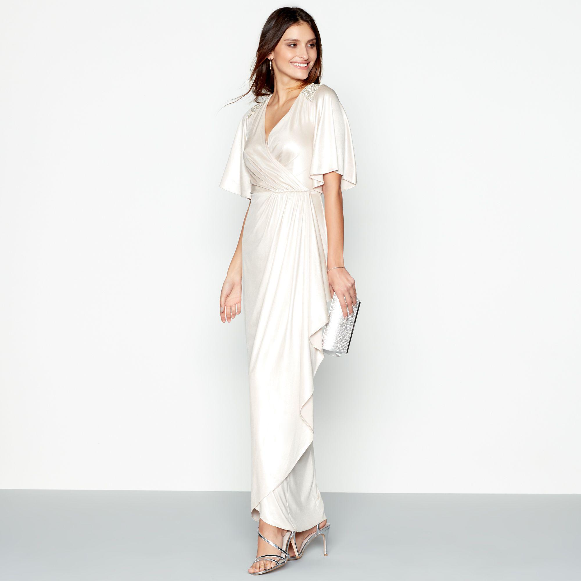 White evening hot sale dresses debenhams