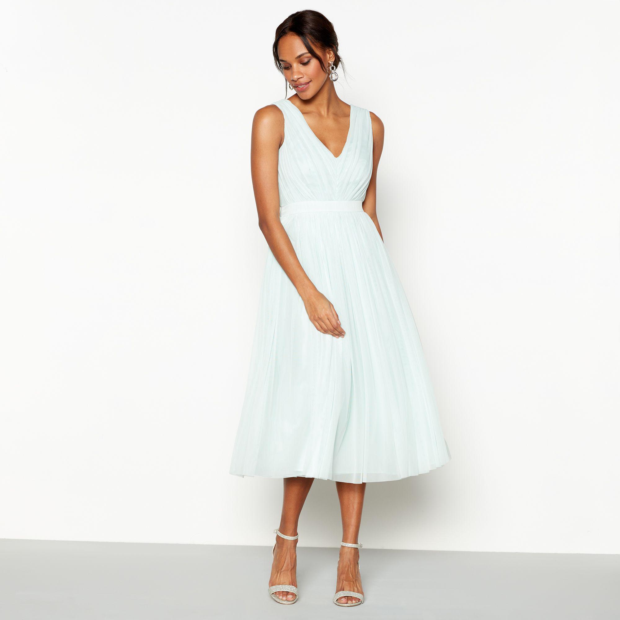 Pale Green Bridesmaid Dresses