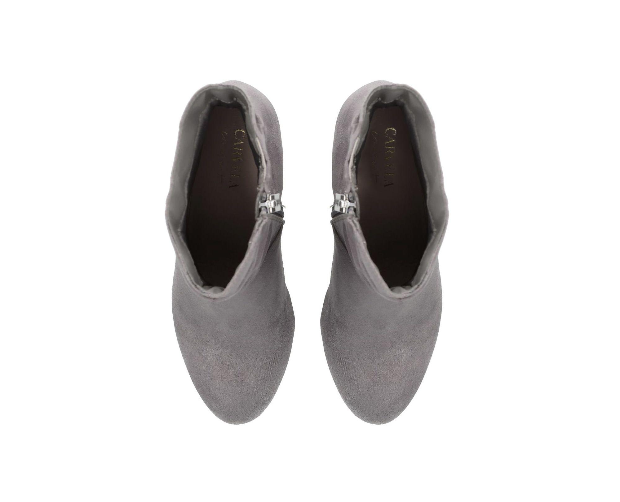 carvela grey ankle boots