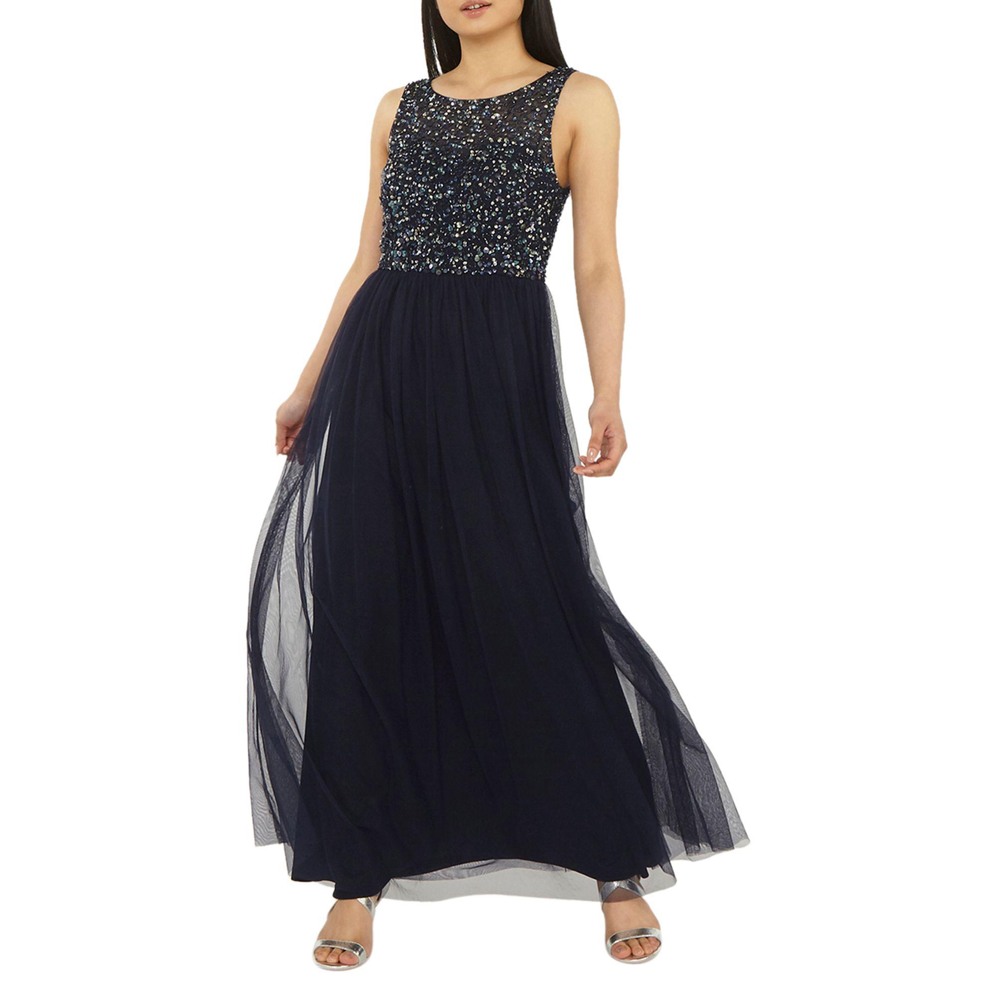 Dorothy Perkins Showcase Petite Navy Harper Dress in Blue Lyst