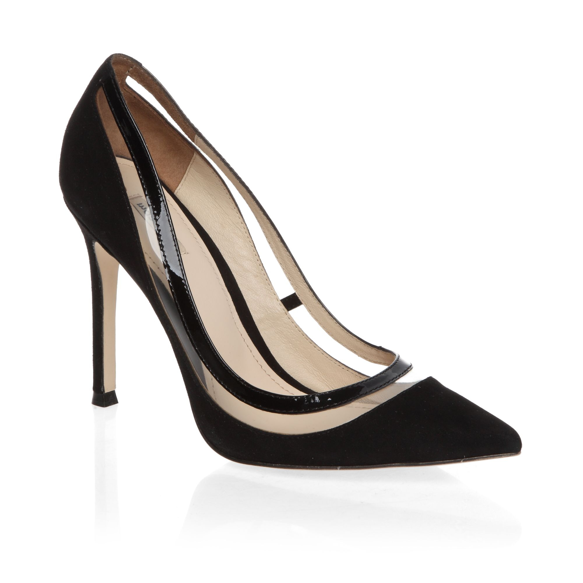 Mascotte High Heeled Court Shoes in Black | Lyst