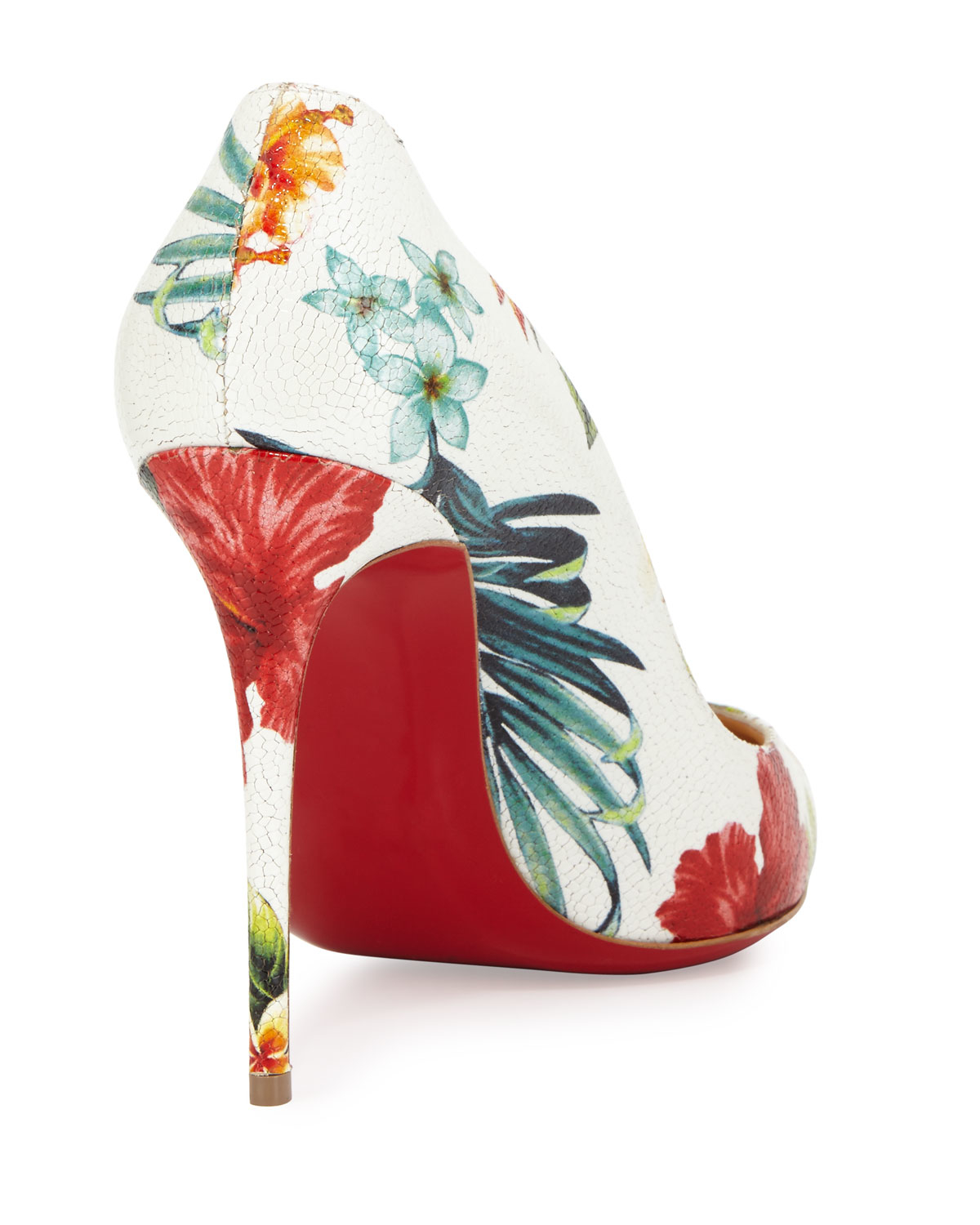 Christian louboutin Pigalle Follies Hawaii Pumps in White (WHITE ...