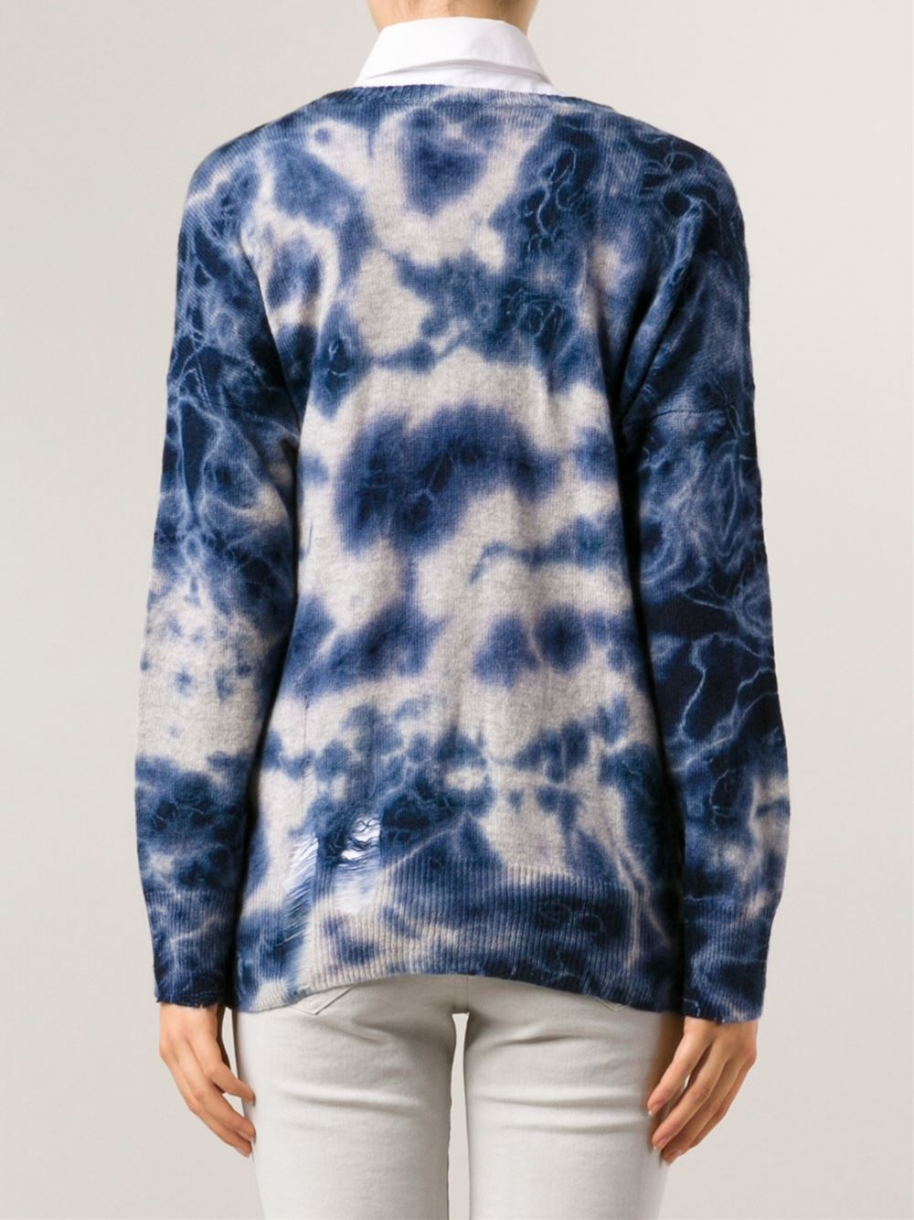 Lyst - Raquel Allegra Slouchy Pullover Sweater in Blue