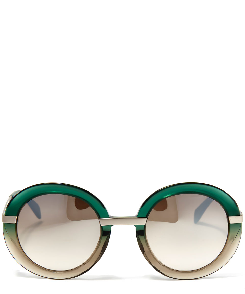 Lyst - Marc Jacobs Green Round Acetate Sunglasses in Green for Men