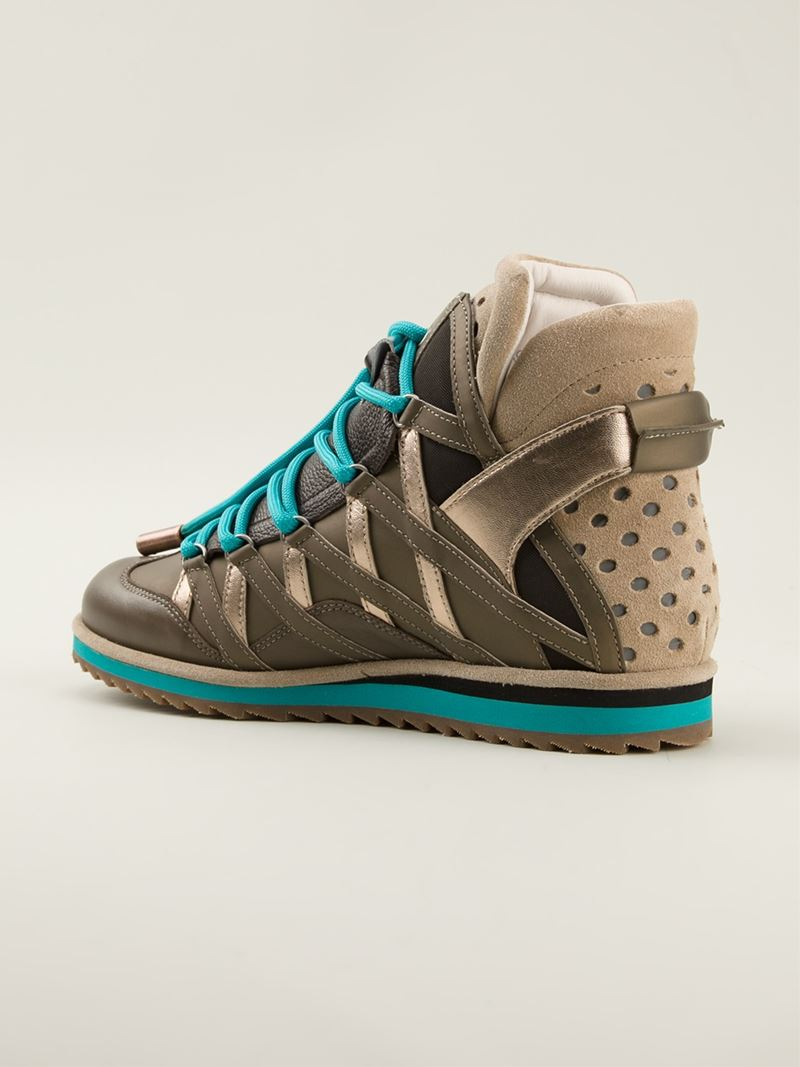 neon dolce and gabbana sneakers