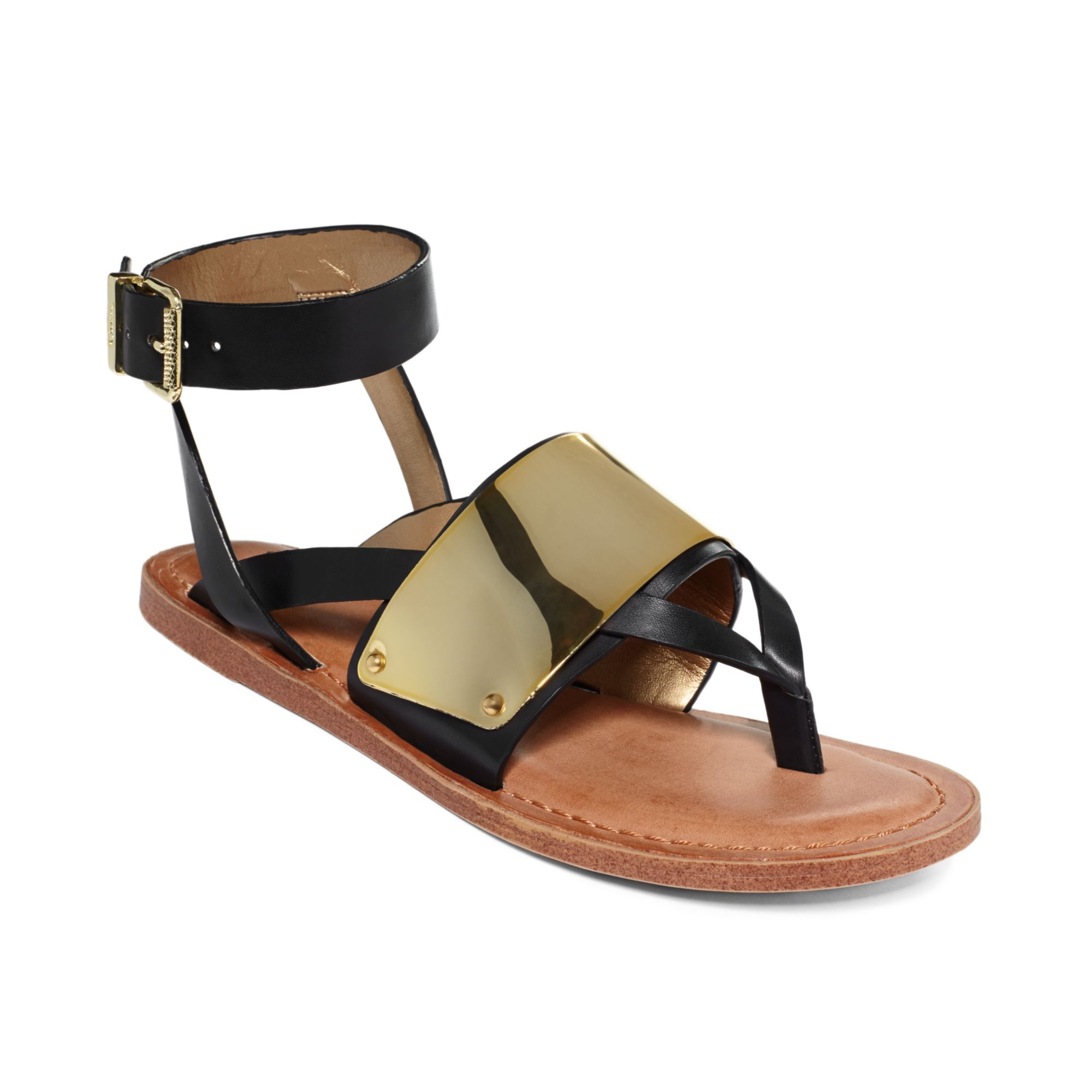 Lyst - Circus By Sam Edelman Mercer Ankle Strap Thong Sandals in Black