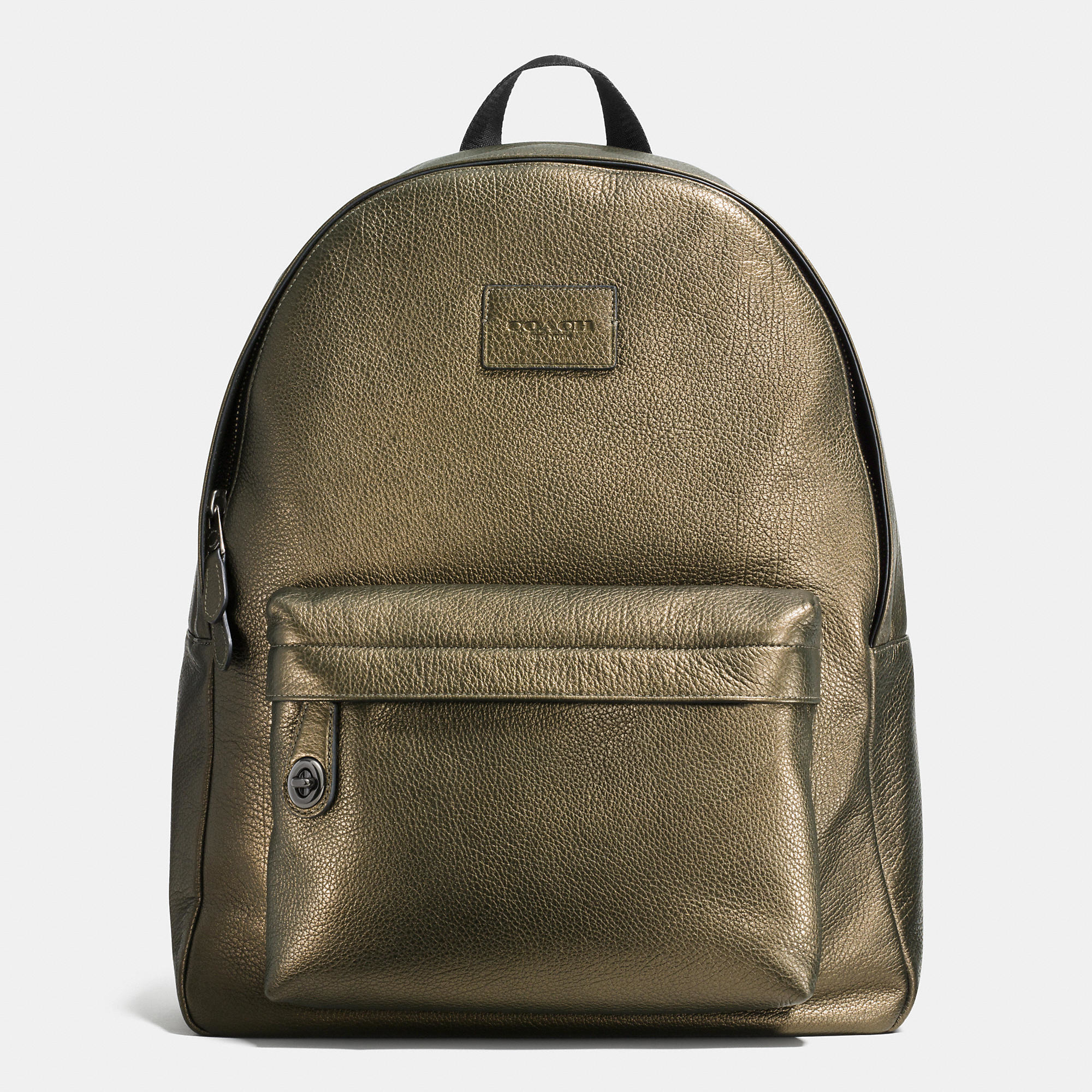 Coach Campus Backpack In Metallic Pebble Leather in Natural for Men Lyst