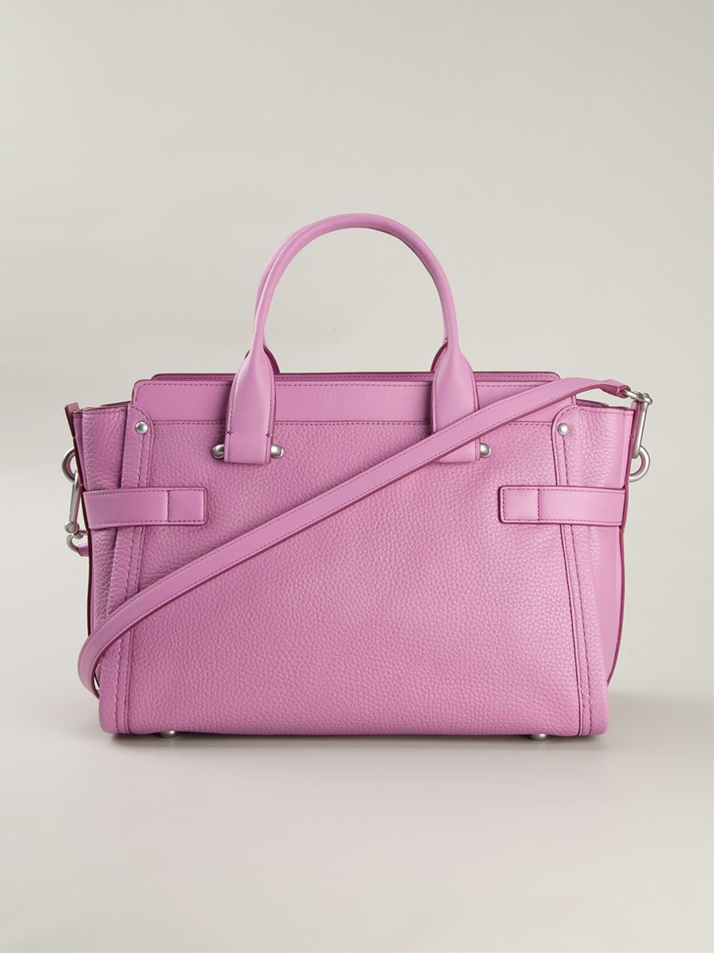 coach pink town tote