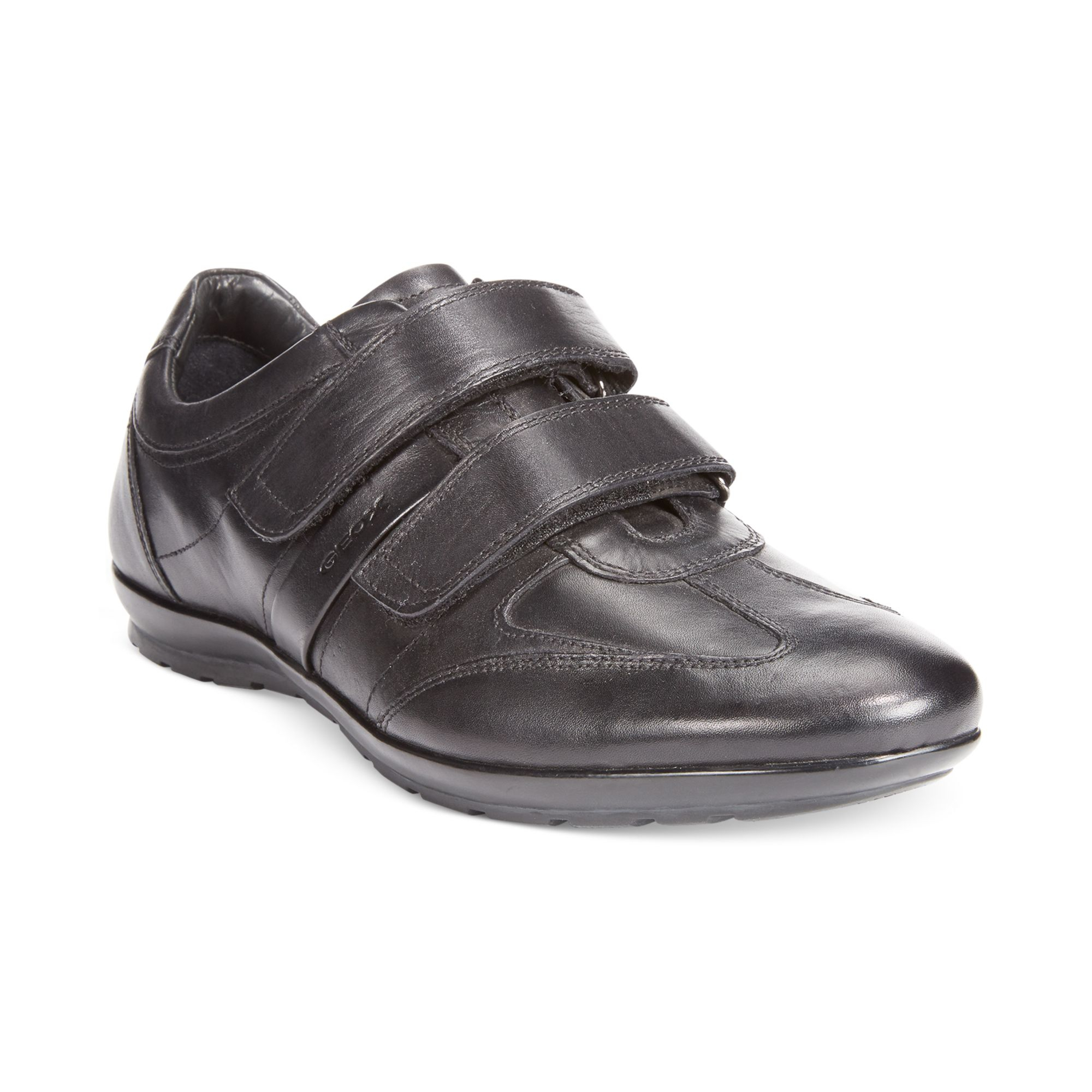 Lyst - Geox Symbol Velcro Sneakers in Black for Men