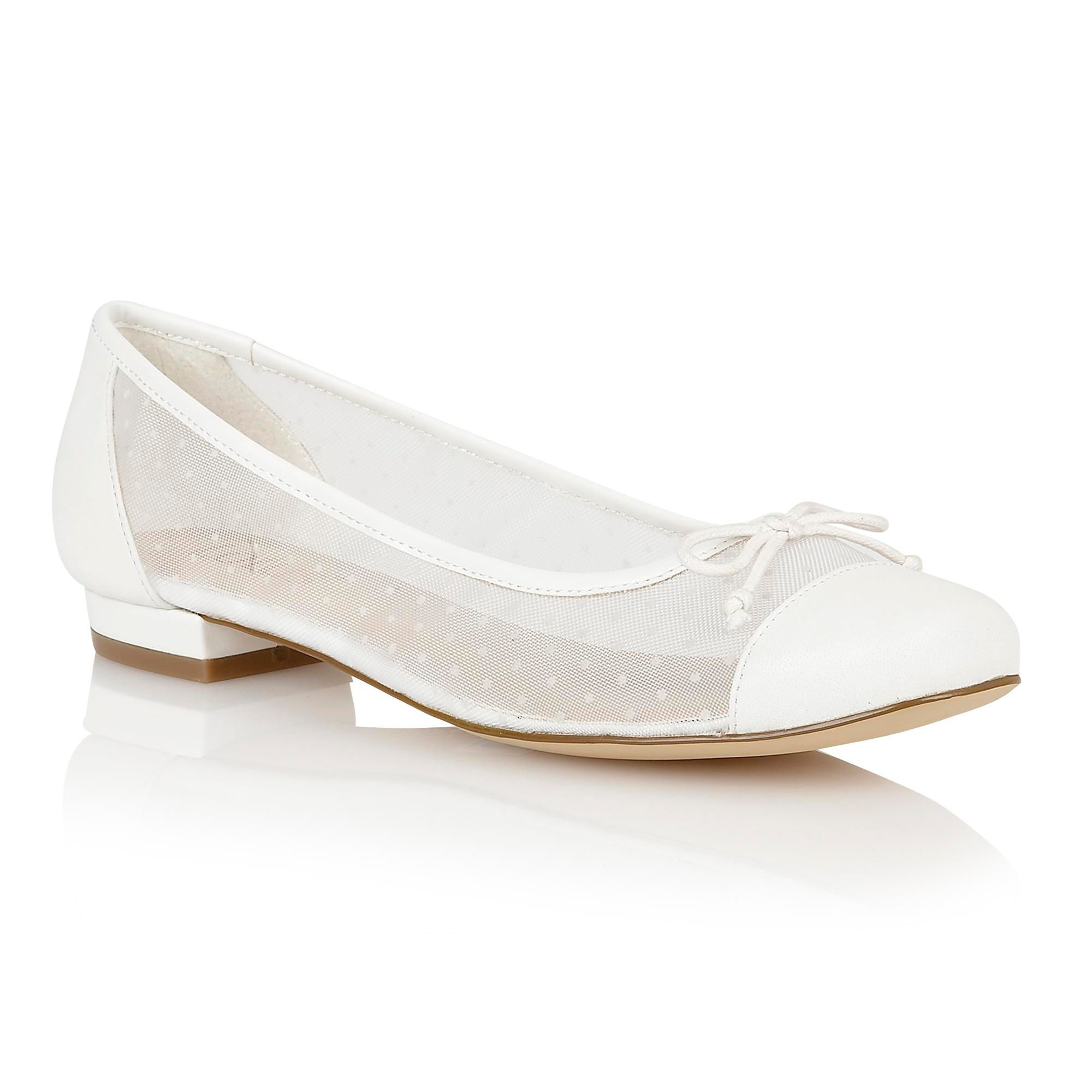 Lotus White Damsel Flat Shoes Product 0 852972131 Normal 