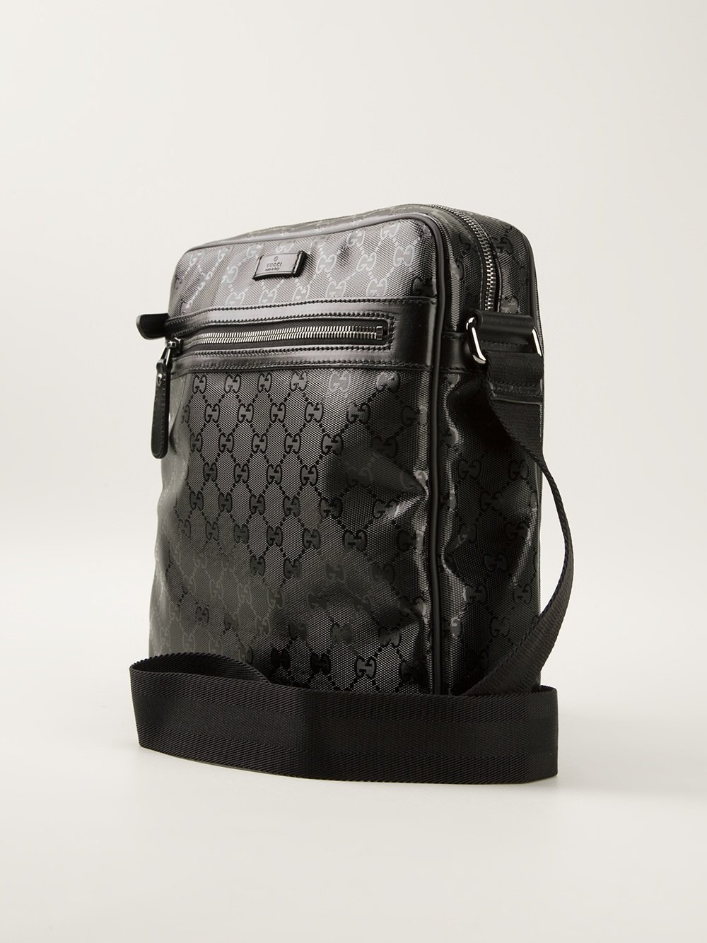 Lyst - Gucci Monogram Shoulder Bag in Black for Men