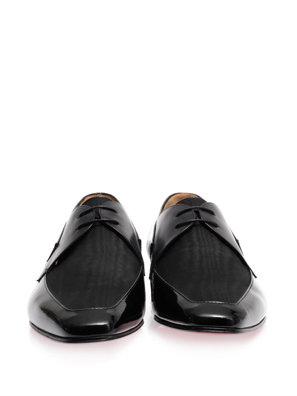 christian louboutin patent leather square-toe loafers, louboutin shoes ...