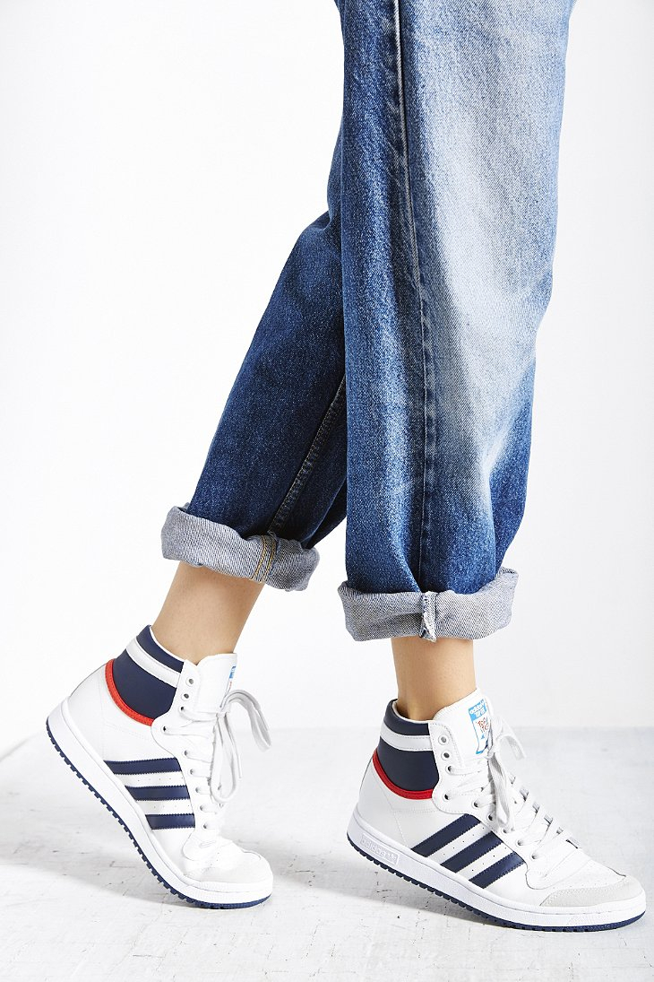 Fashion week High Adidas top sneakers for girls Fashion style High Adidas top sneakers for lady