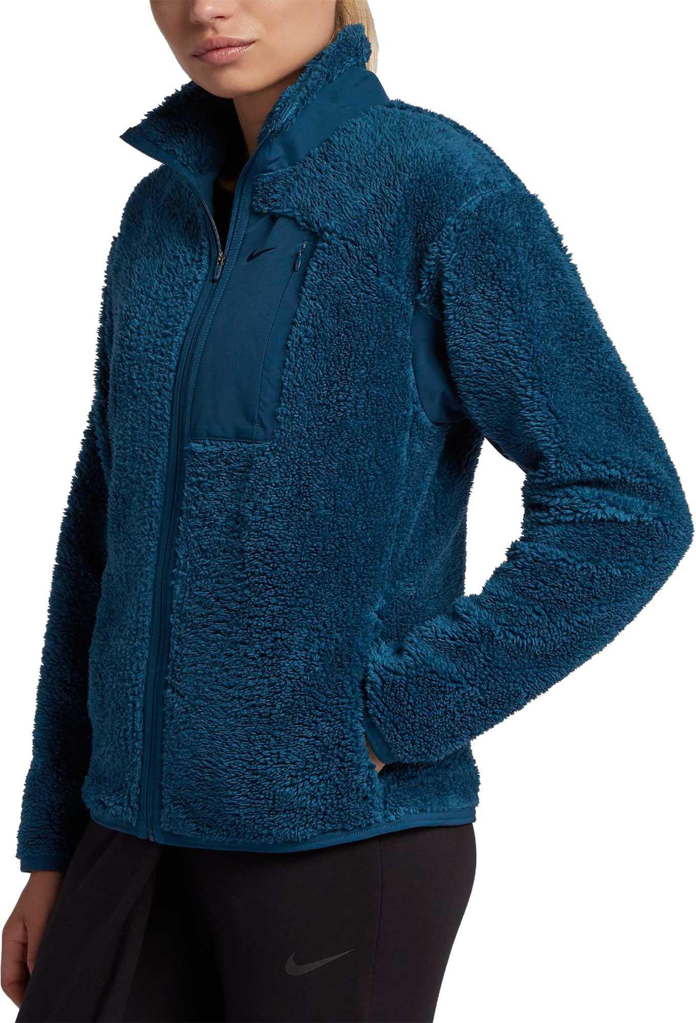 Download Lyst - Nike Therma Sherpa Full Zip Jacket in Blue