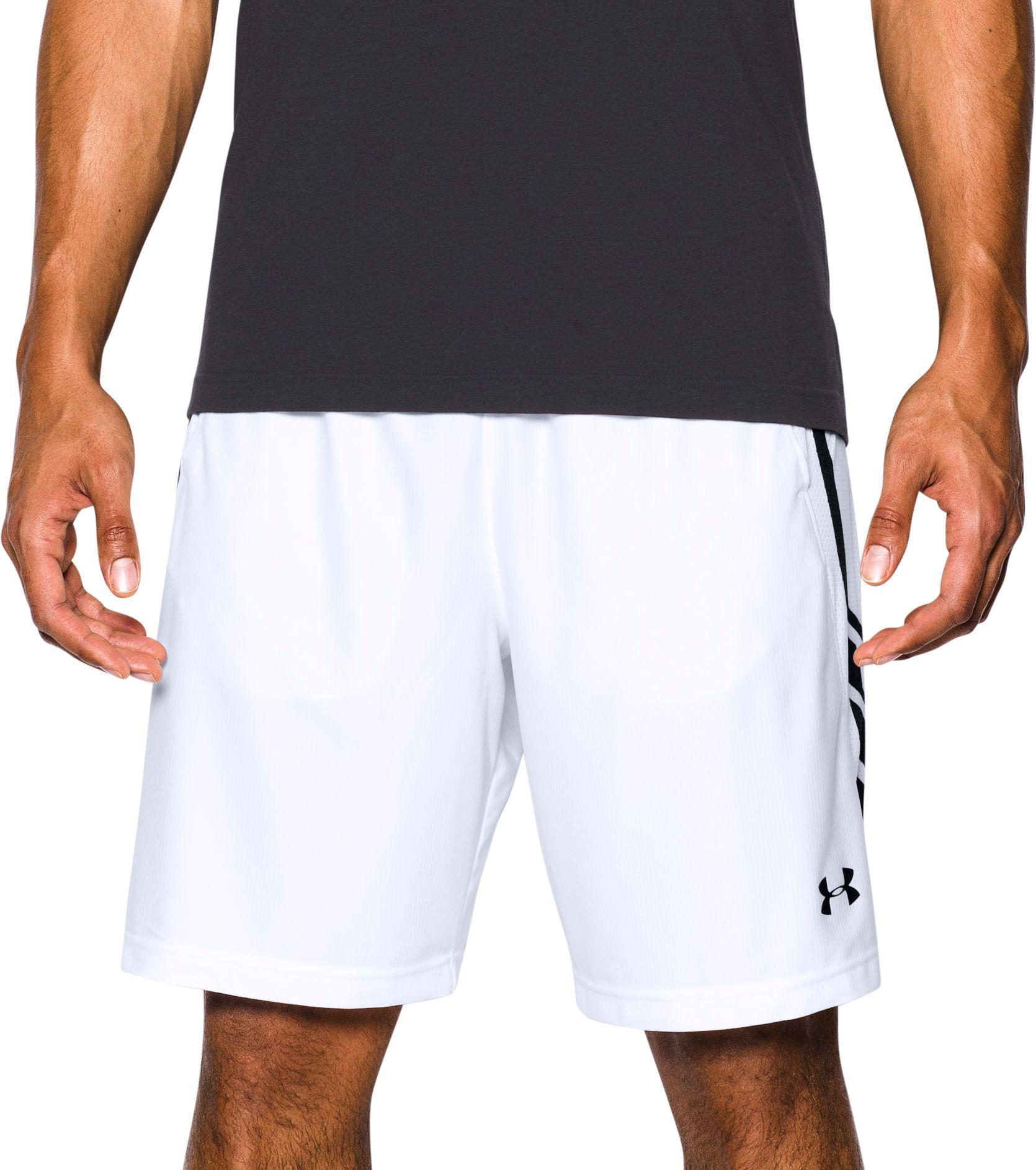 Under Armour Team 9'' Basketball Shorts in White for Men - Lyst