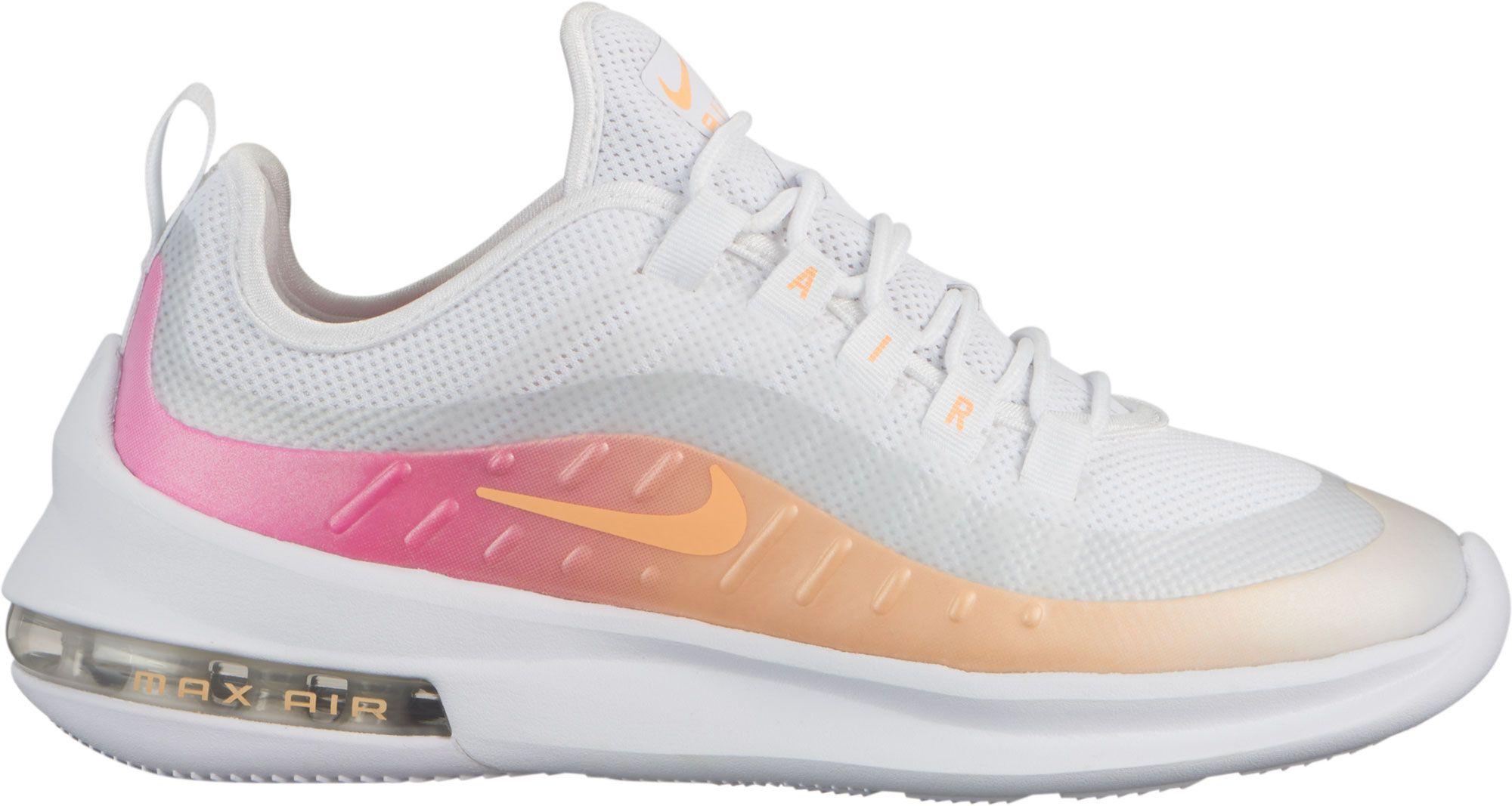 Nike Lace Air Max Axis Shoes in White/Orange/Pink (White) - Lyst