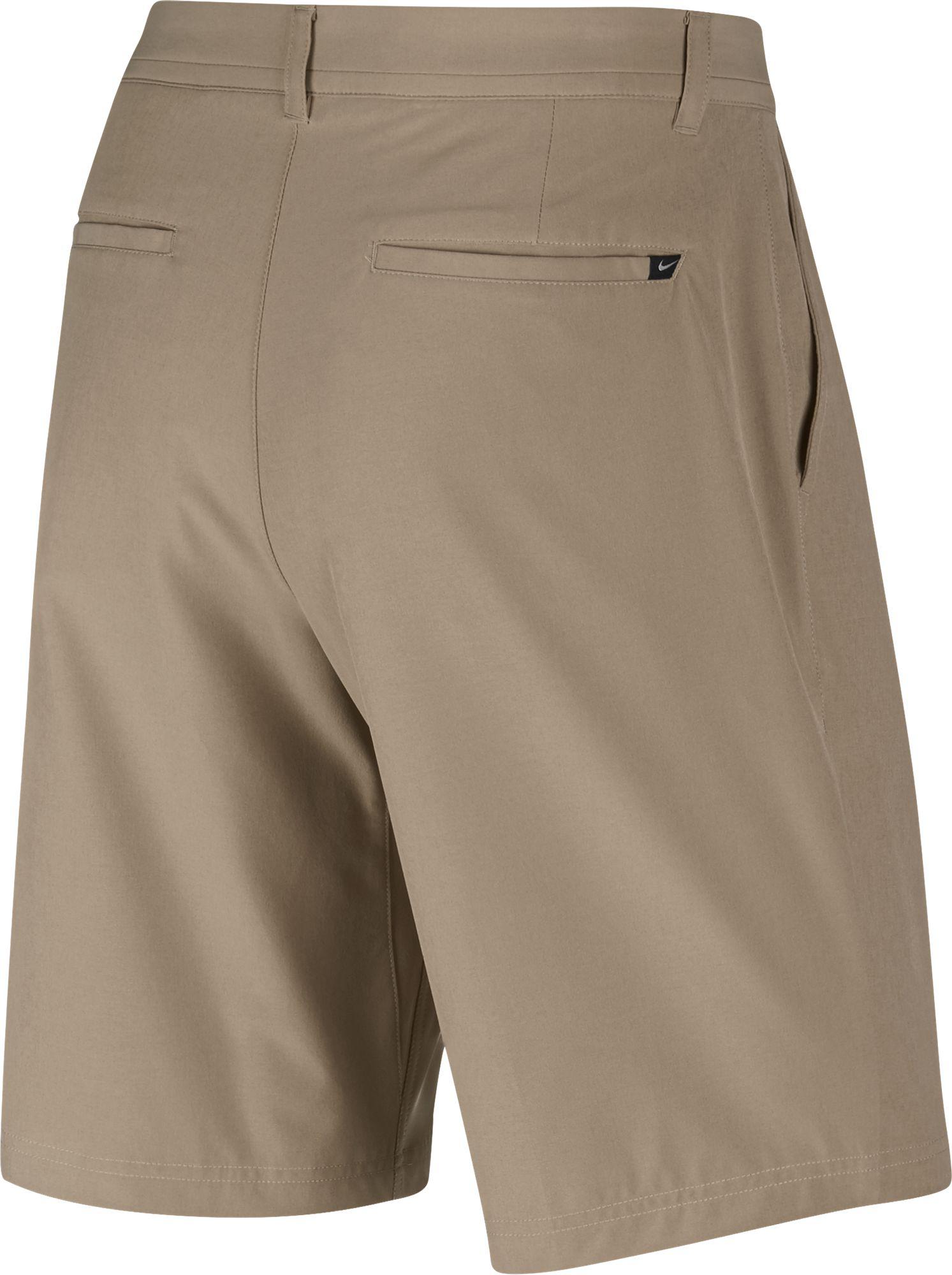 Download Nike Synthetic Flat Front Stretch Woven Golf Shorts in ...