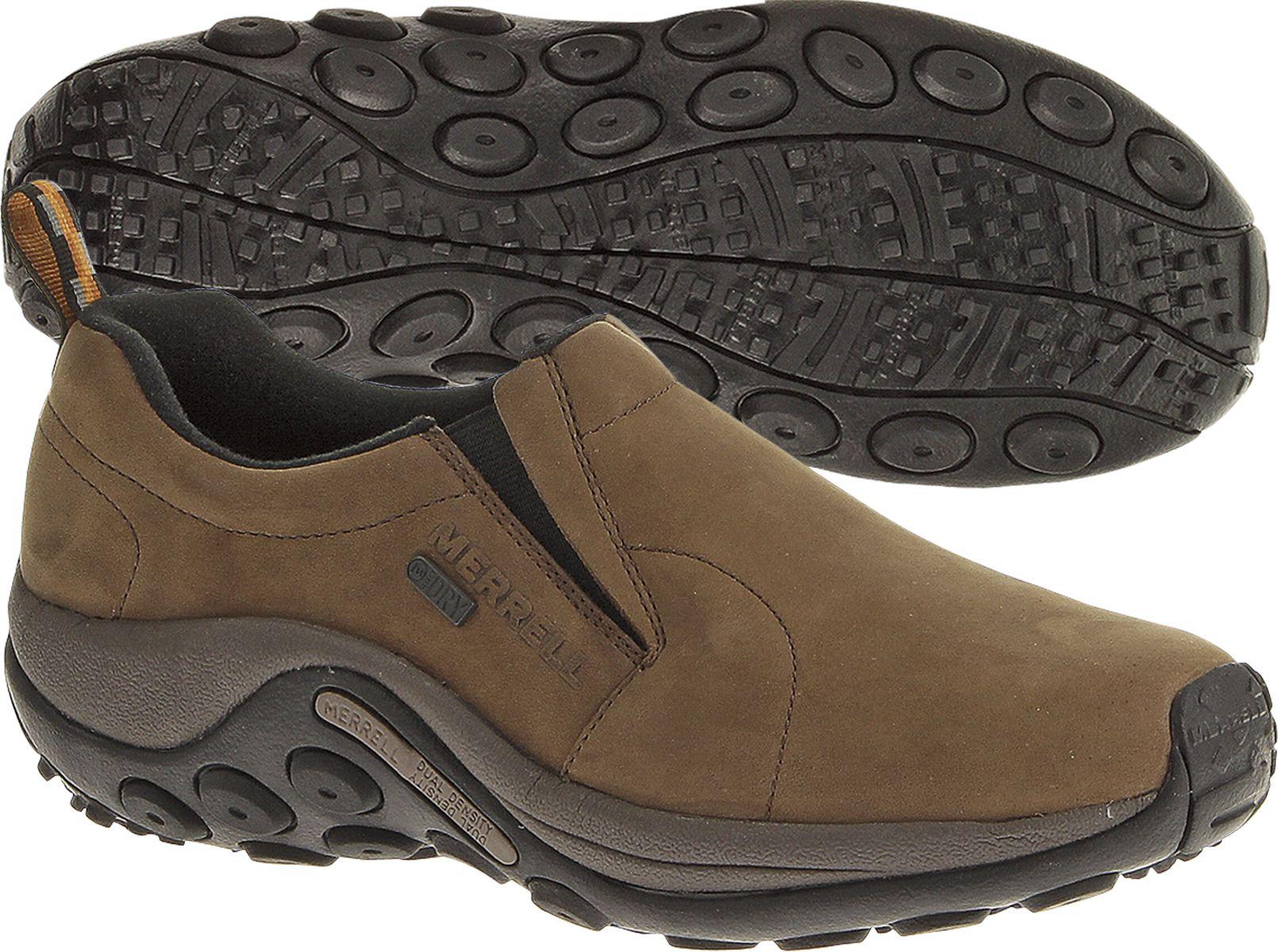 Merrell Jungle Moc Nubuck Waterproof Casual Shoes in Brown for Men - Lyst