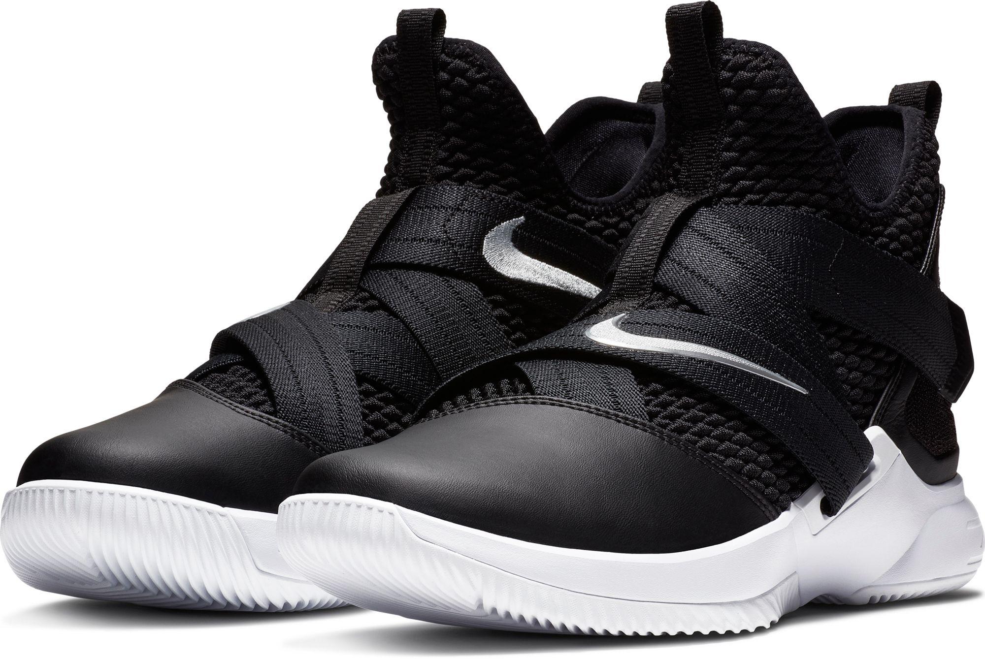 Nike Zoom Lebron Soldier 12 Basketball Shoes in Black