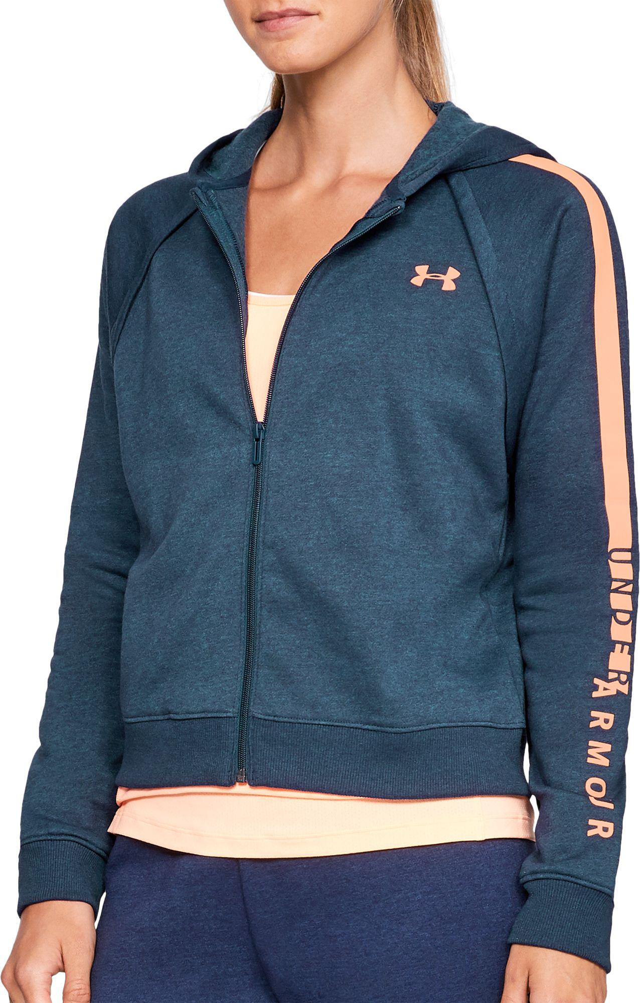 under armour rival fleece full zip hoodie