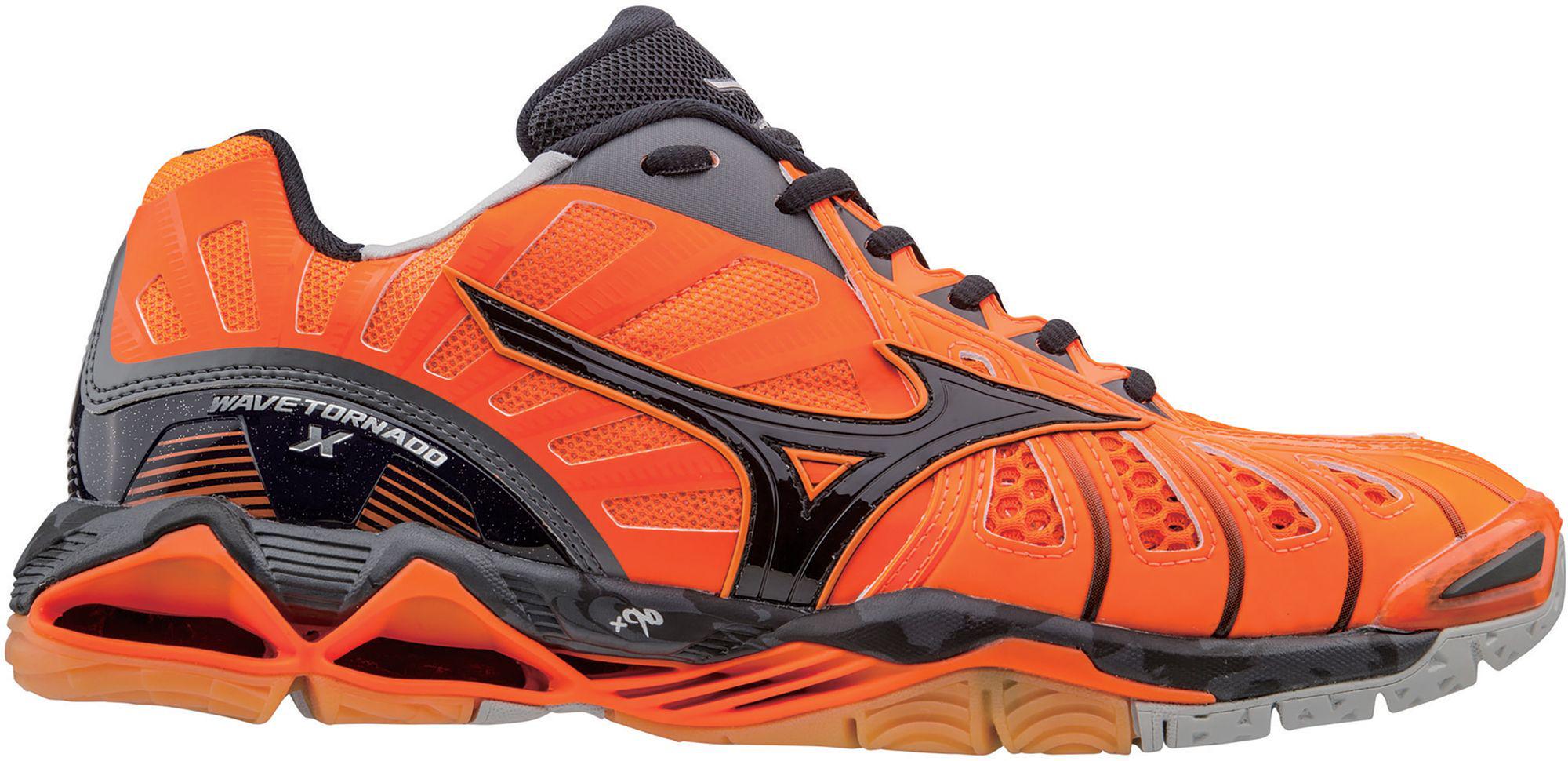 mizuno orange shoes
