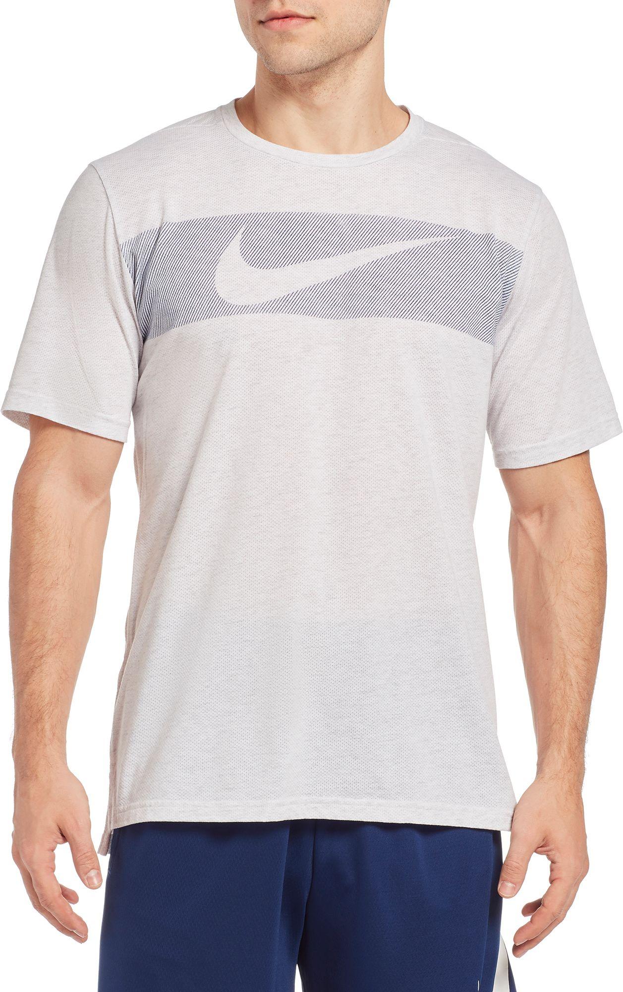 Nike Hyper Dry Graphic Tee in White for Men - Lyst
