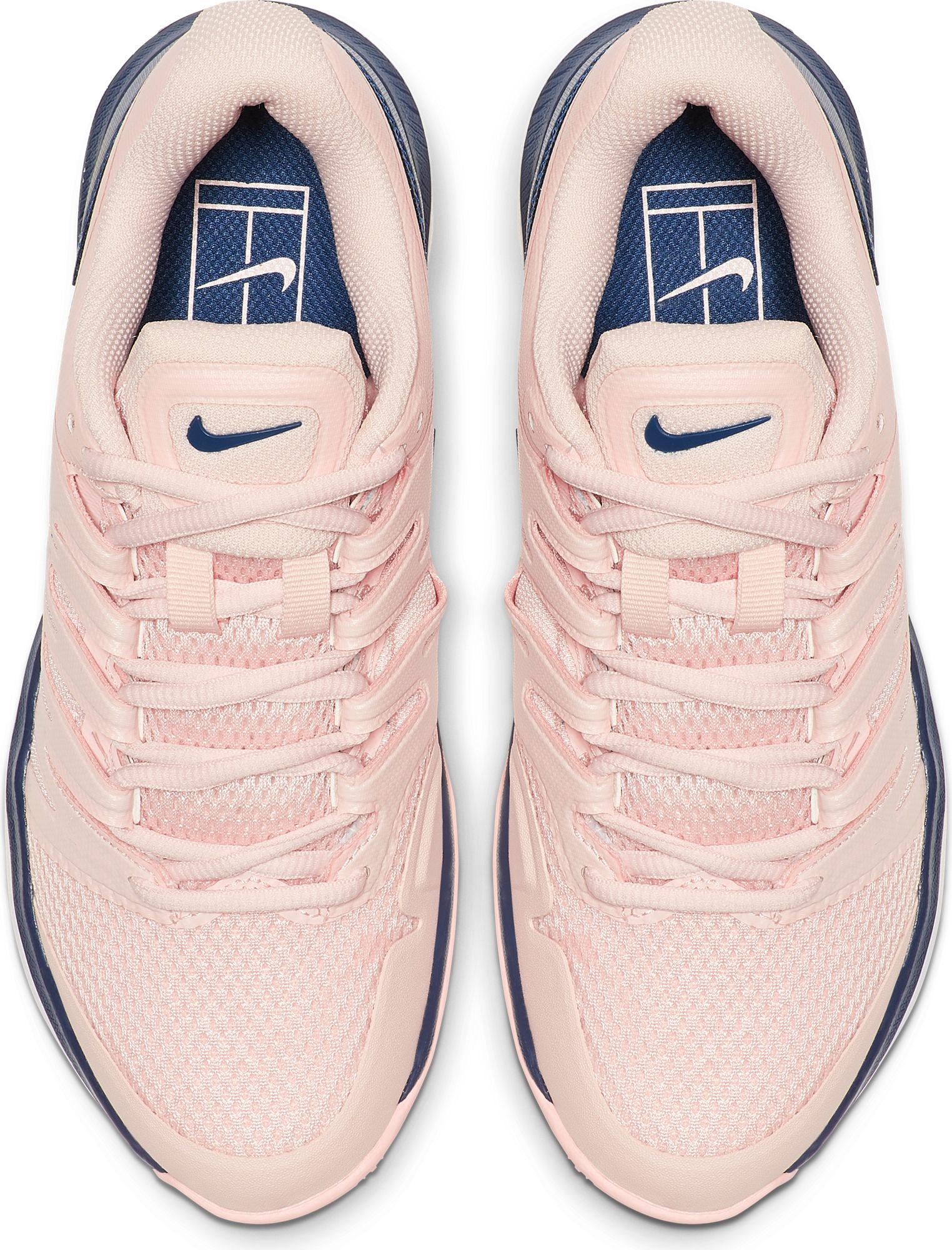 Nike Rubber Court Air Zoom Prestige Hard Court Tennis Shoe in Pink/Blue ...