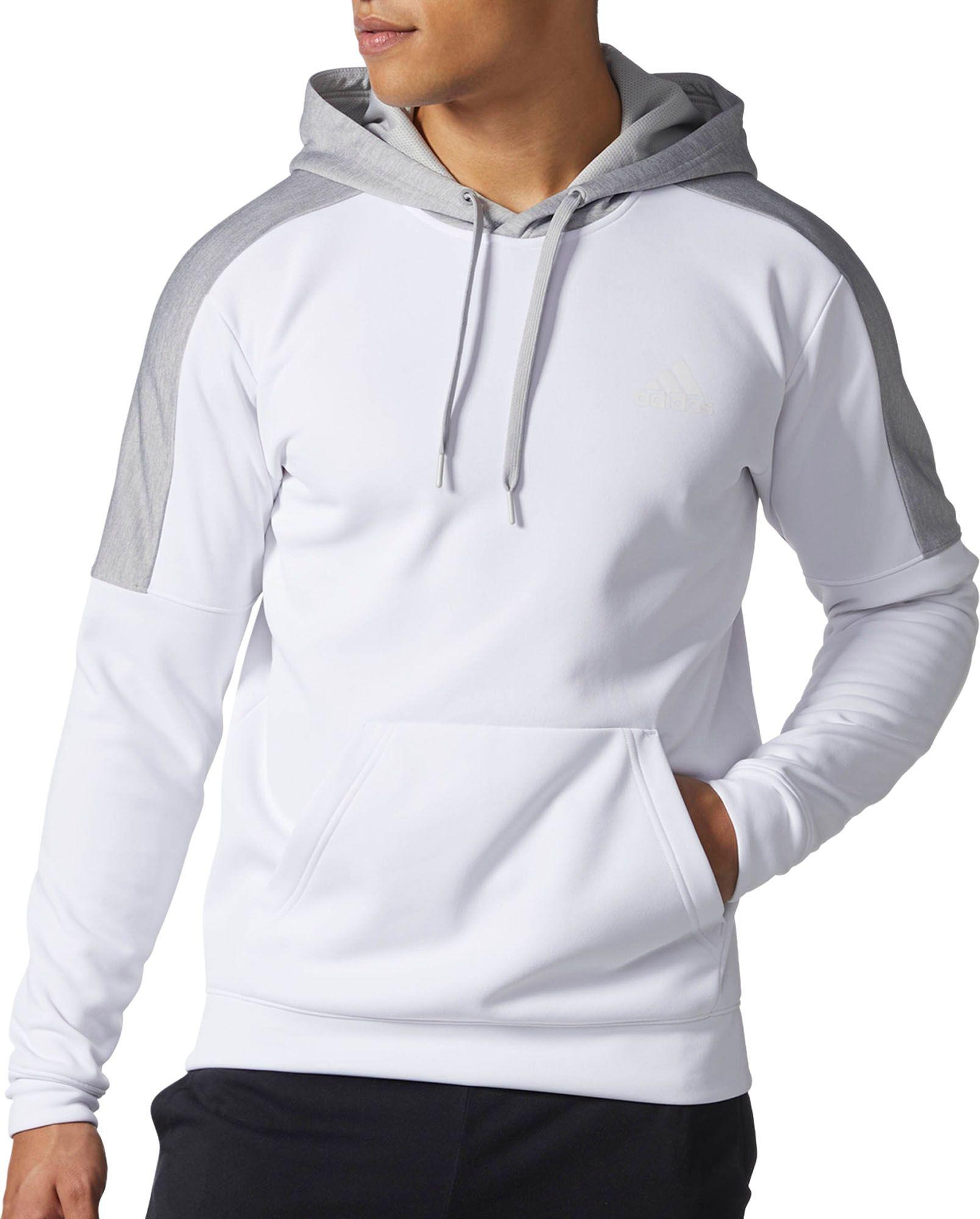 Lyst - adidas Team Issue Fleece Hoodie in White for Men