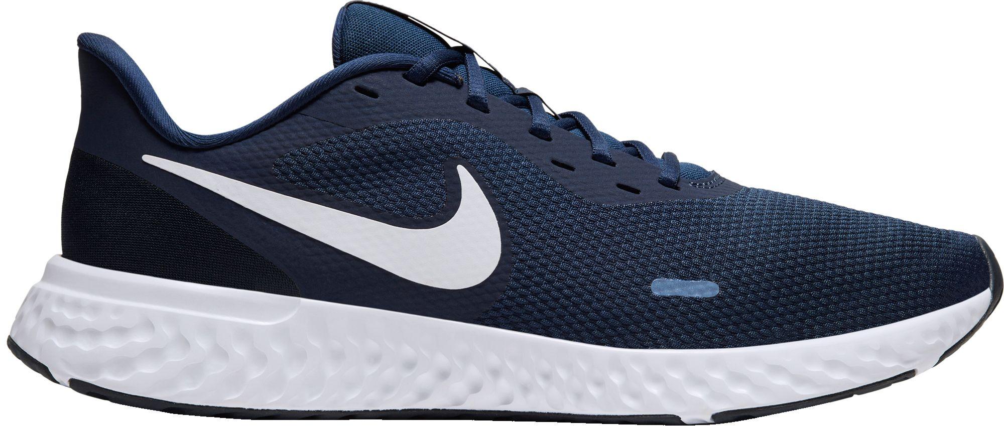Nike Revolution 5 Running Shoe in Navy/White (Blue) for Men - Lyst