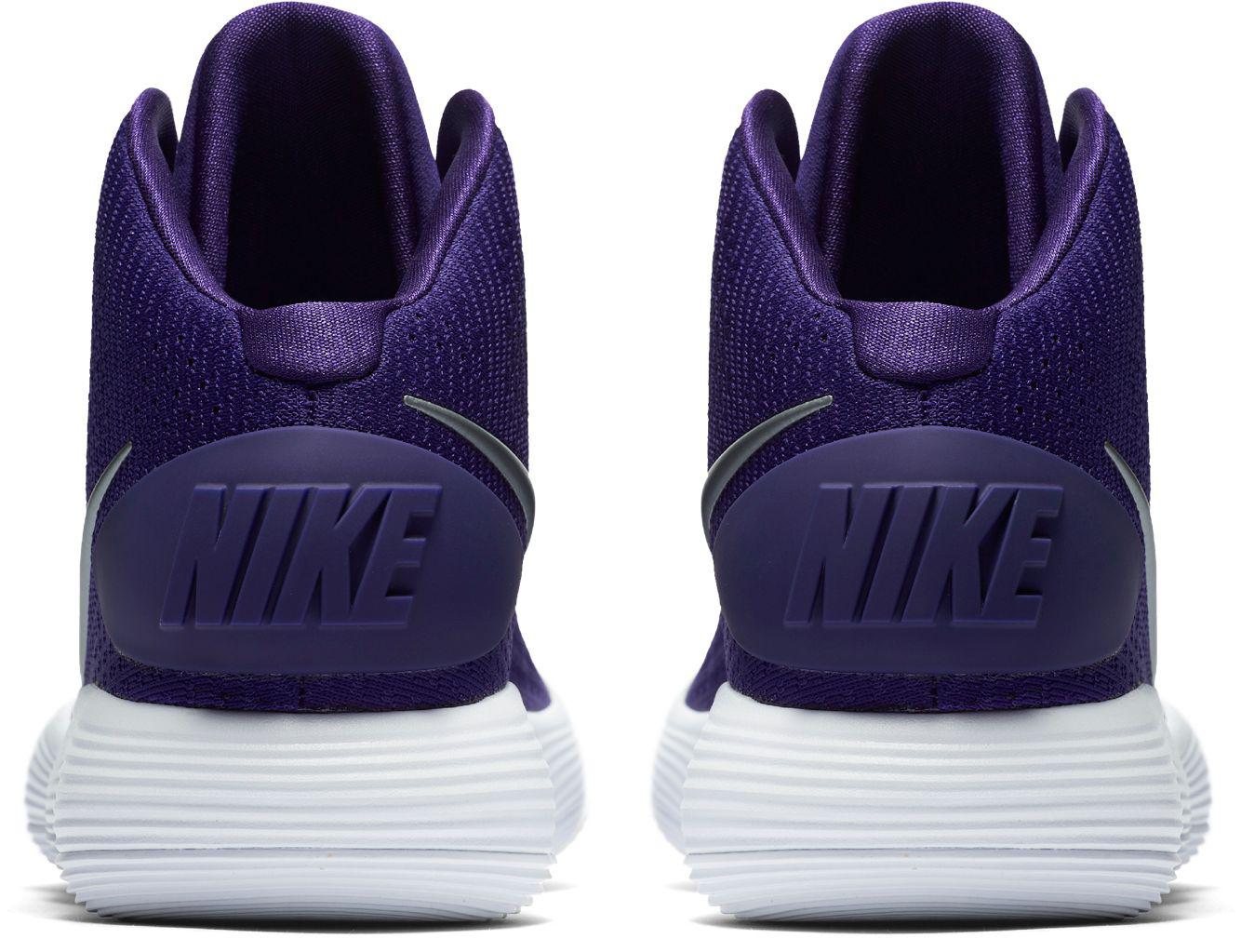nike hyperdunk purple basketball shoes